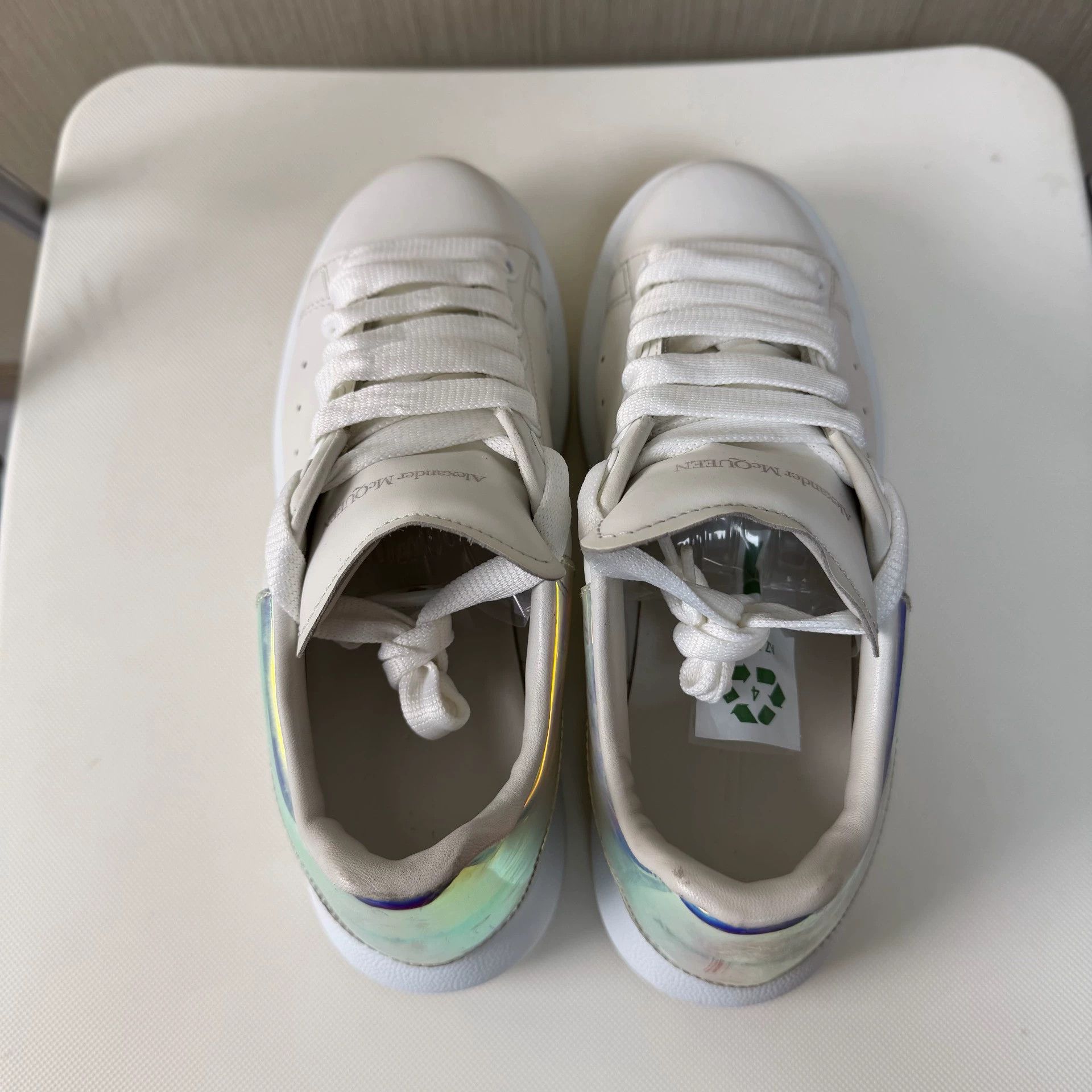 Alexander McQueen Alexander McQueen Women's White Oversized Sneaker 36 Size US 5.5 / IT 35.5 - 4 Thumbnail