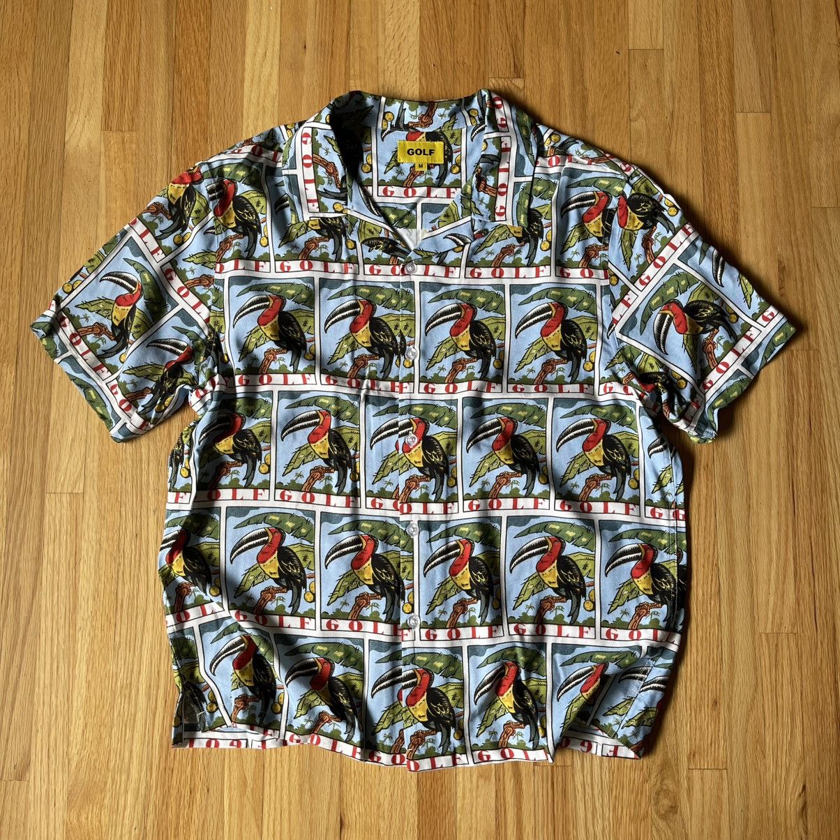 Golf Wang Toucan short sleeve button up Size US M / EU 48-50 / 2 - 1 Thumbnail
