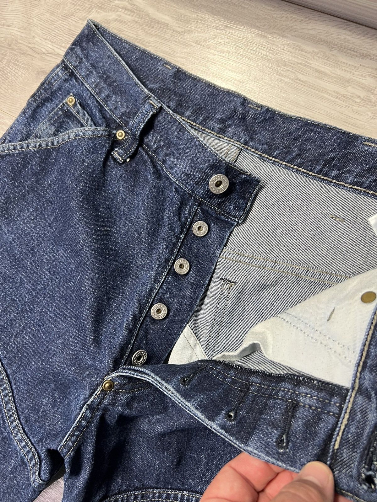 Vintage Vintage Rare G-Star RAW Jeans Elwood Double Knee Worker Pant Size US 32 / EU 48 - 6 Thumbnail