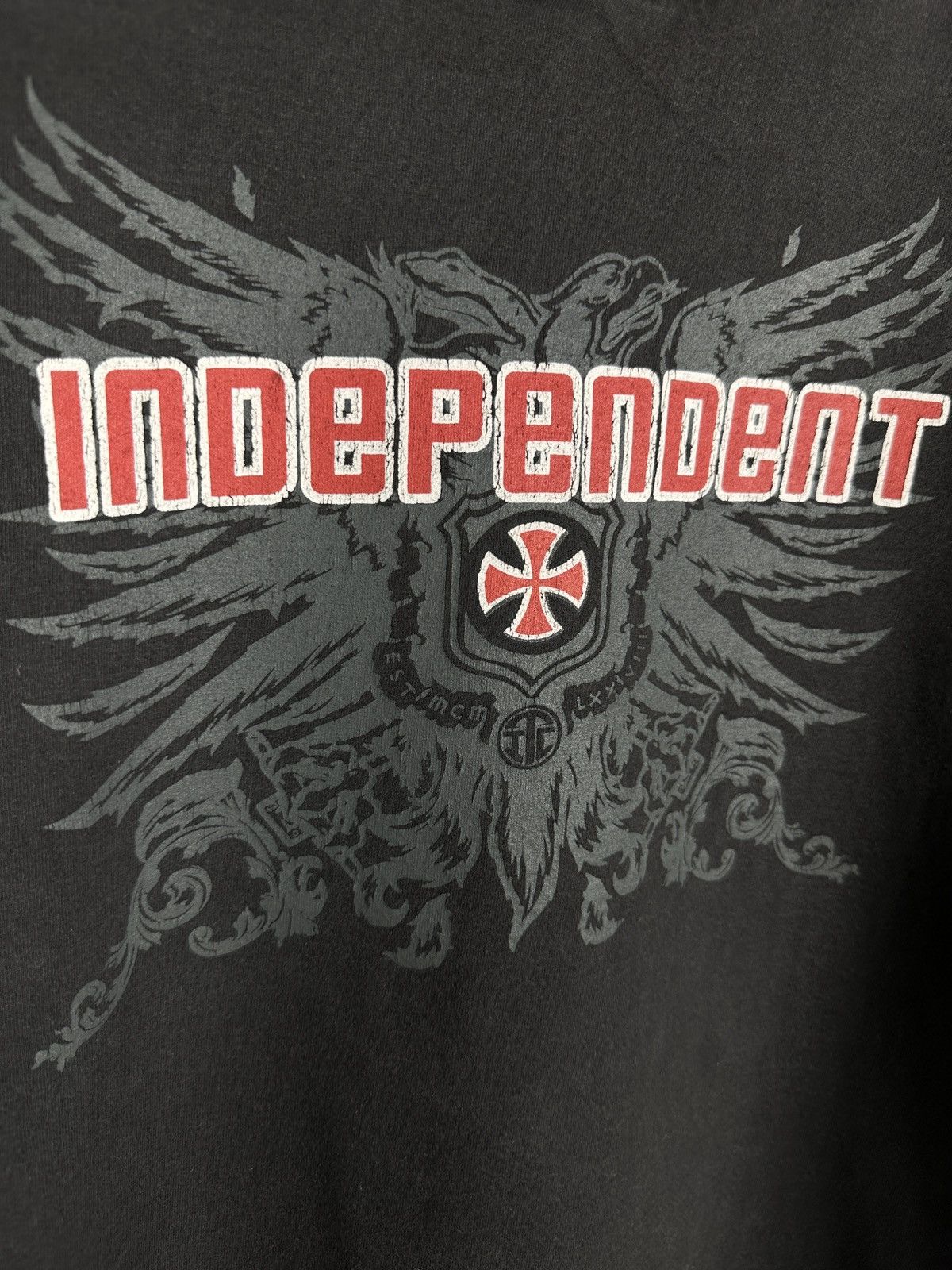 Independent Truck Co. Y2K Independent Truck Affliction Tribal Skull Opium T Shirt Size US M / EU 48-50 / 2 - 8 Thumbnail