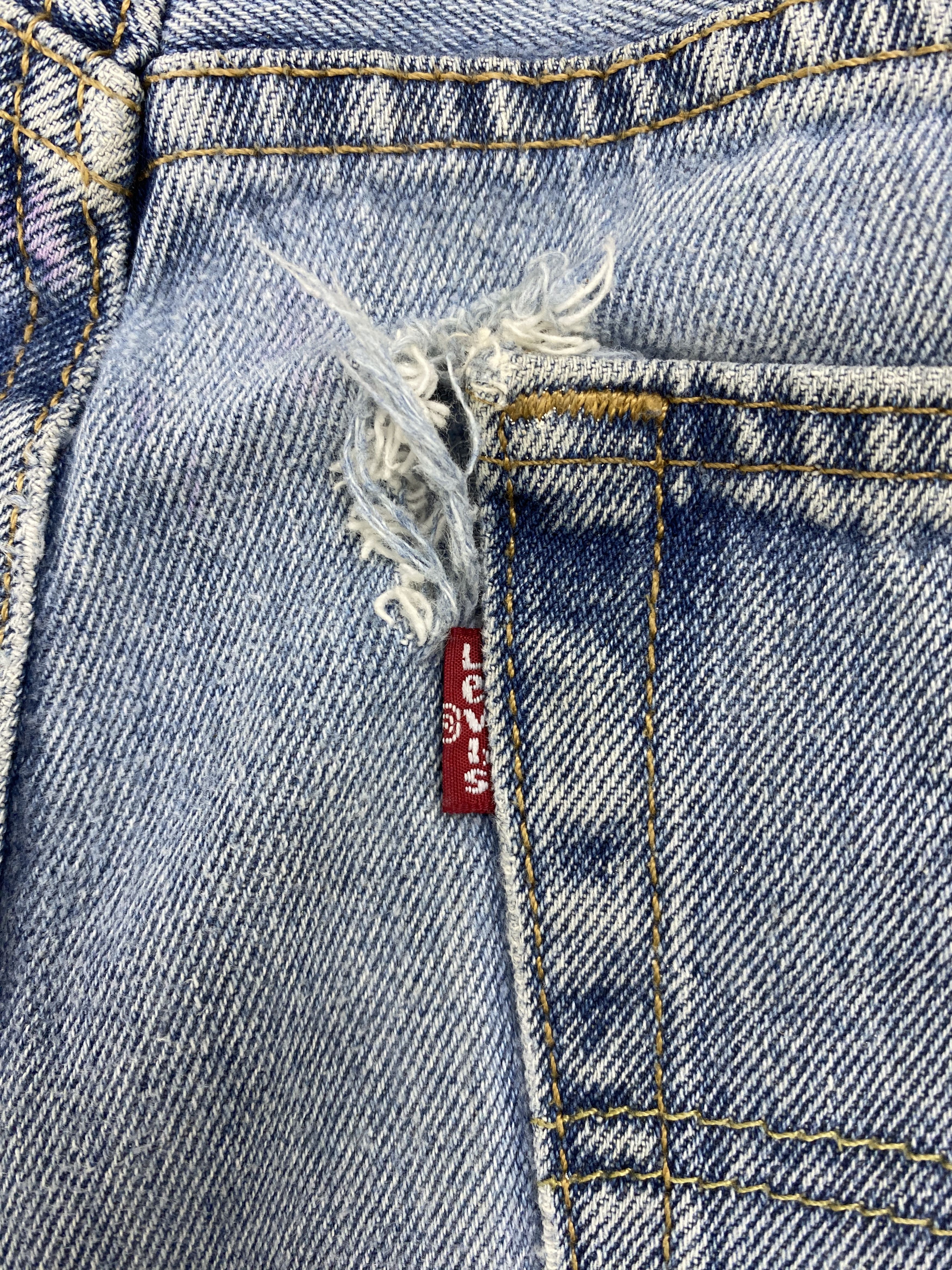 Levi's × Vintage Vintage Levis 541 Light Blue Washed Jeans Size US 34 / EU 50 - 6 Thumbnail