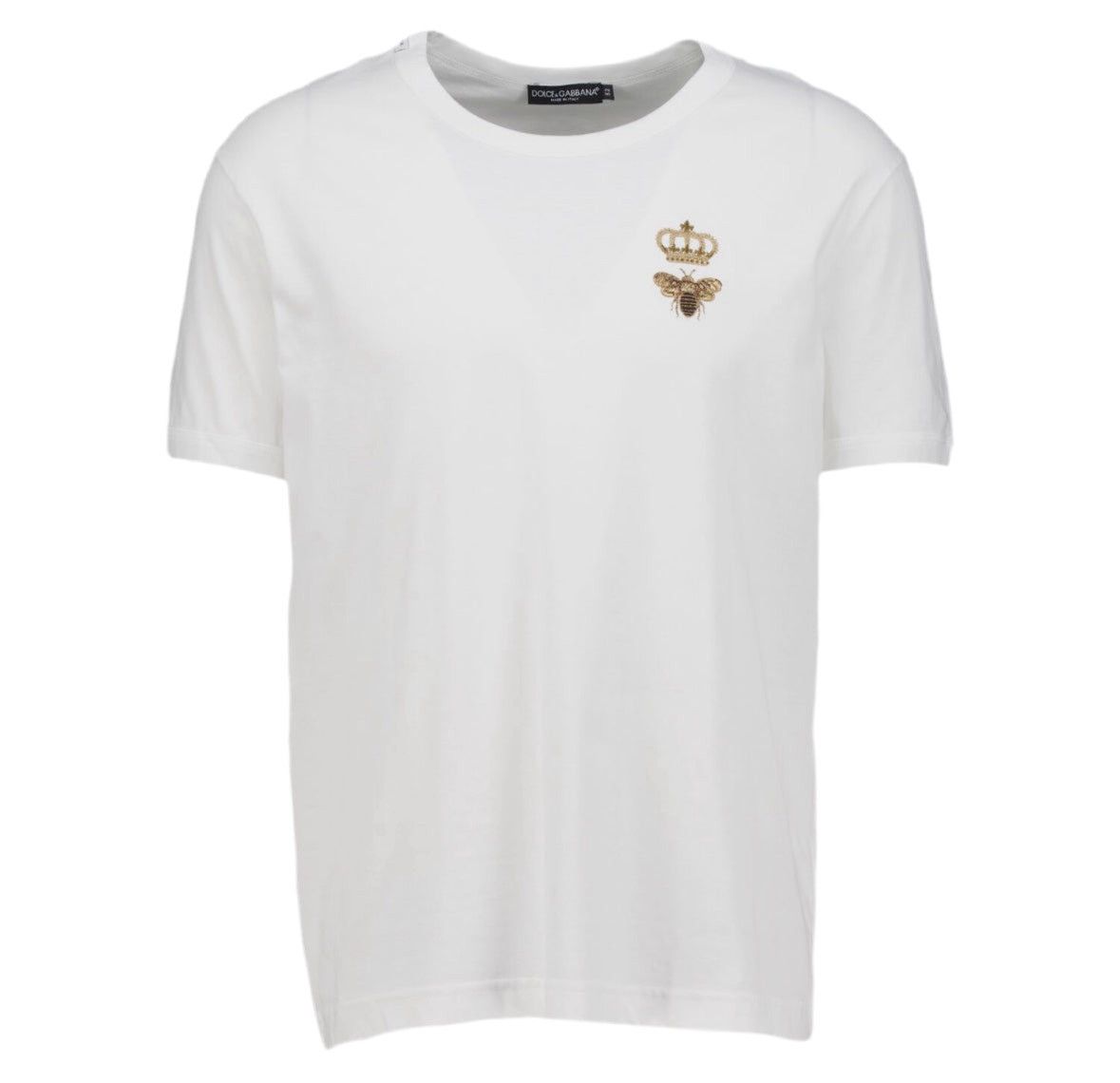 春❣️DOLCE & GABBANA ホワイト Tシャツ Dolce & Gabbana logo-print Cotton T-shirt | White | FARFETCH