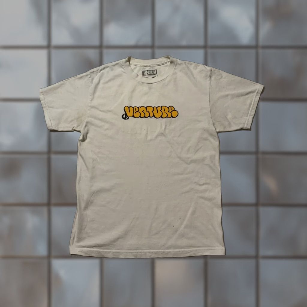 Vintage Venture Skateboard Trucks Peace Sign Bubble Letters Graphic Crew T-Shirt Sz.M Men Size US M / EU 48-50 / 2 - 1 Thumbnail