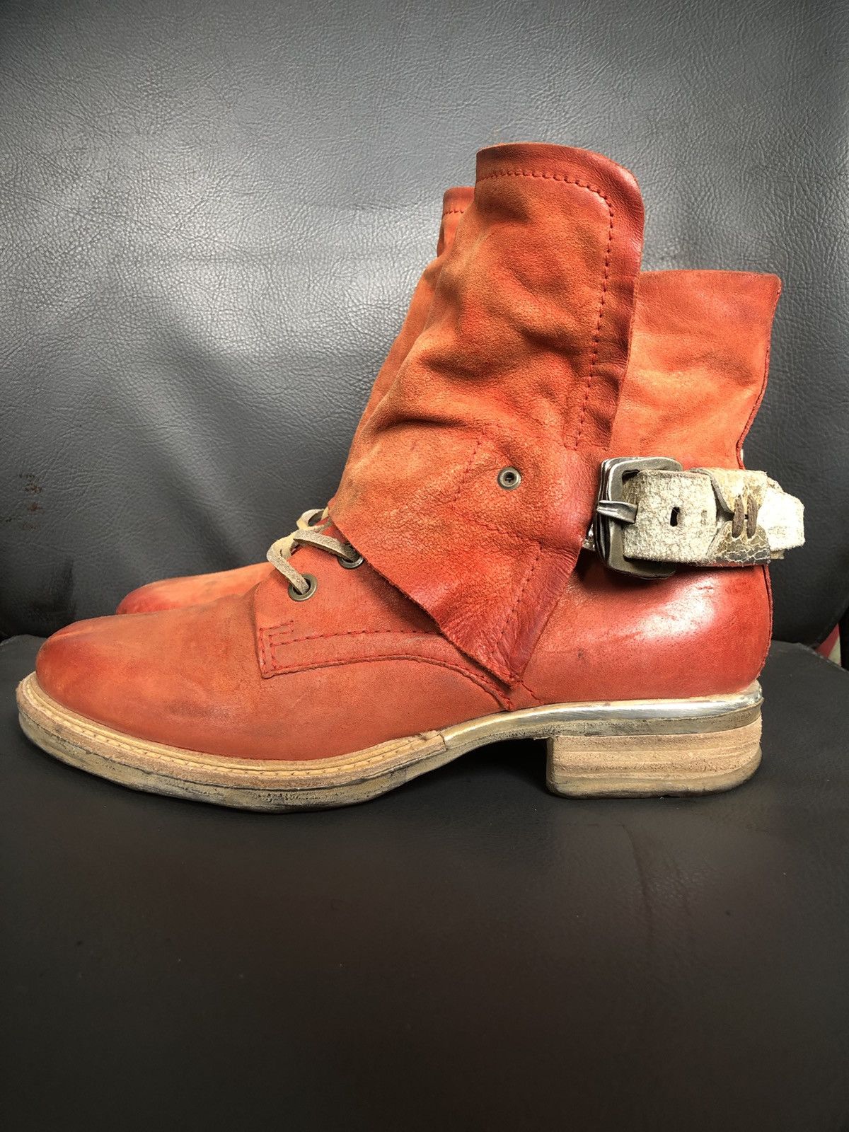A.S.98 A.S 98 Red Leather Women’s Boots Size 36 Size US 5.5 / IT 35.5 - 7 Thumbnail