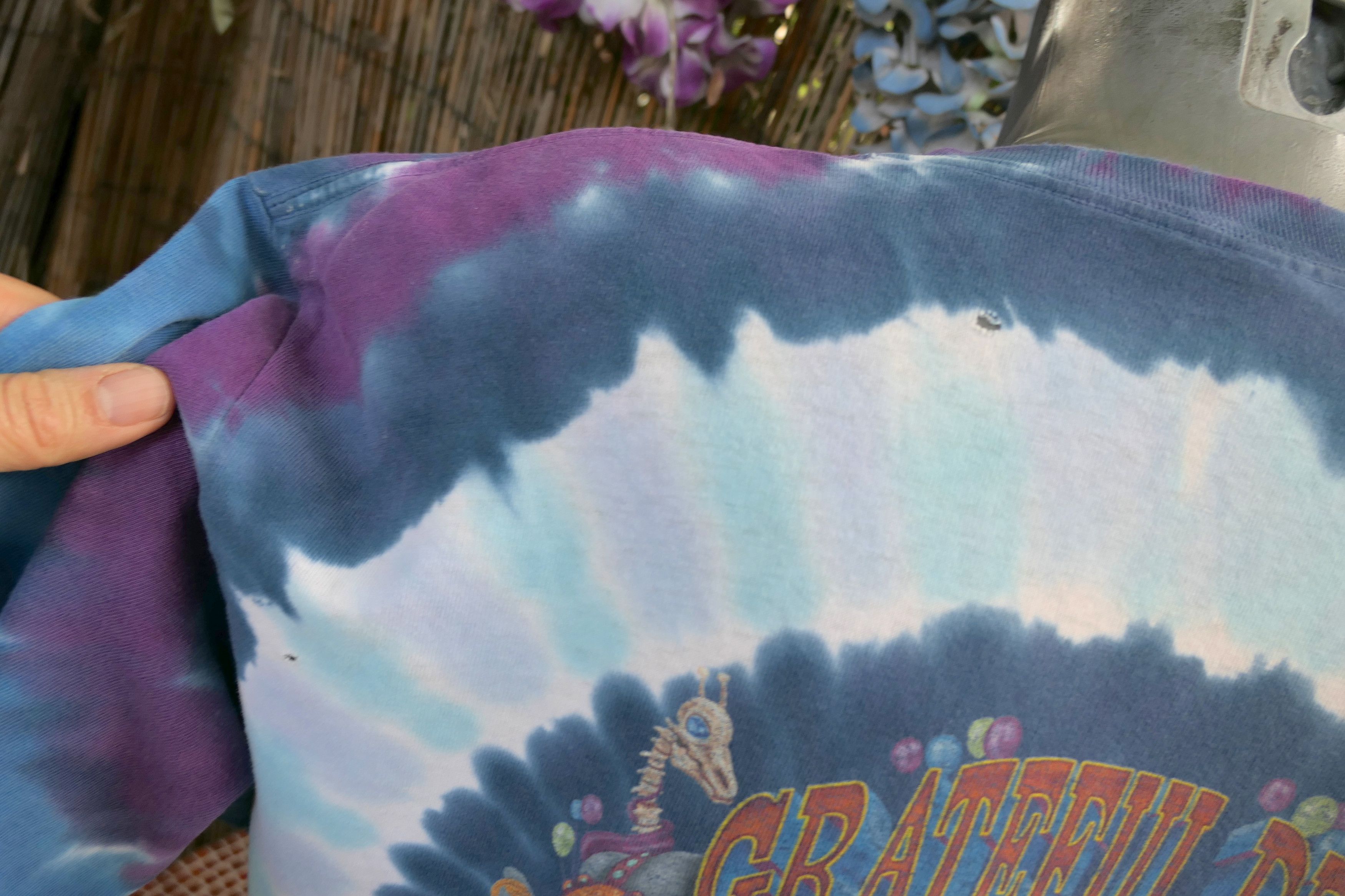 Vintage 90's Vintage GRATEFUL DEAD Tie Dye T Shirt Large Size US L / EU 52-54 / 3 - 9 Thumbnail