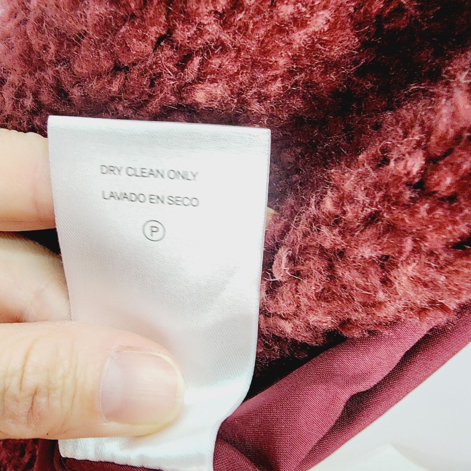 Pendleton Pendleton Western Maroon Ladies Sherpa Plaid Accent Jacket Size L / US 10 / IT 46 - 4 Thumbnail