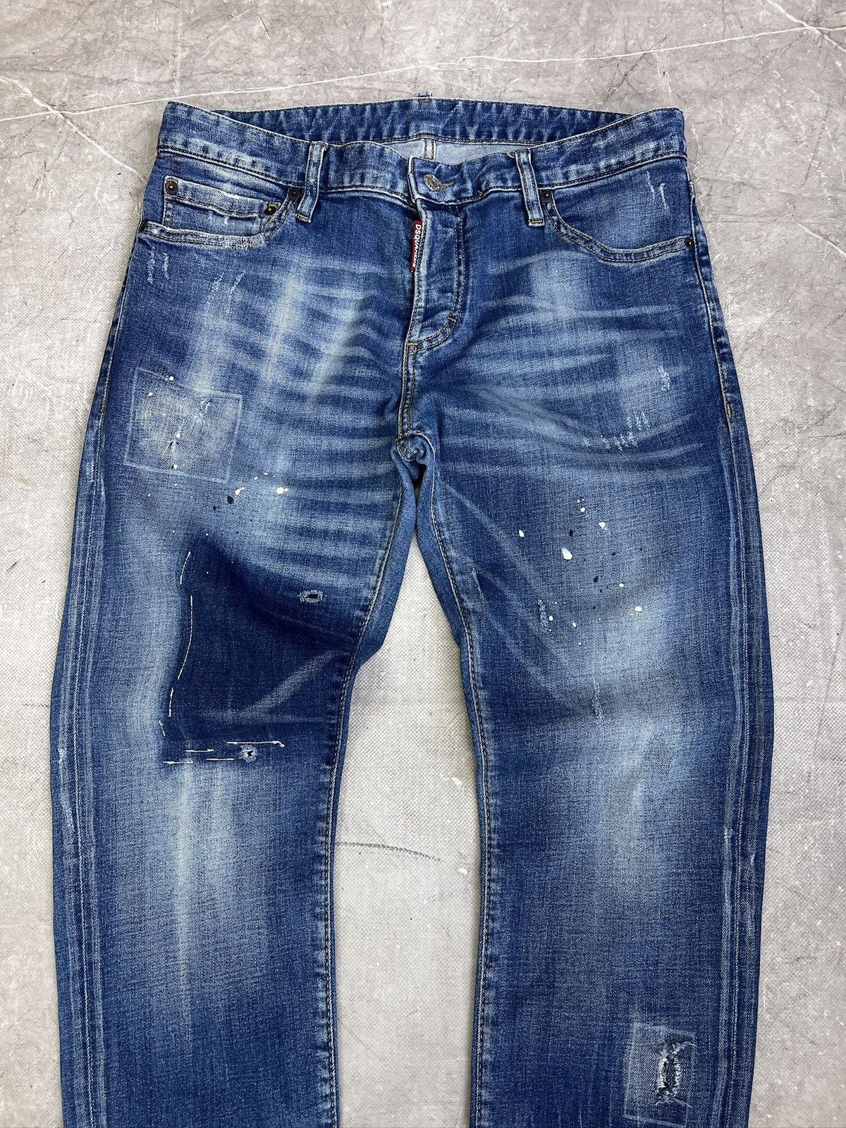 Dsquared2 Daquared D2 distressed luxury jeans hype Size US 32 / EU 48 - 2 Thumbnail