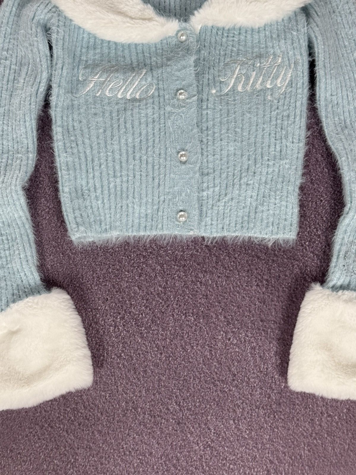 Hysteric Glamour Y2K Hello Kitty Cute Fabulous Faux Fur Sexy Sweater Size M / US 6-8 / IT 42-44 - 3 Thumbnail