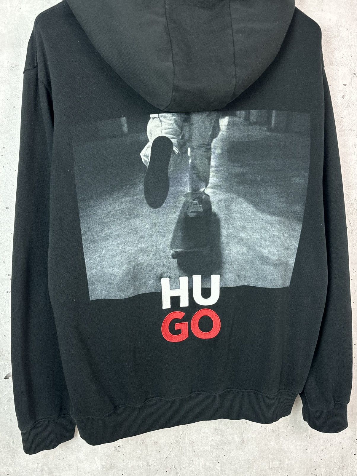 Hugo Boss Hugo Boss Black Long Sleeve Skate Back Print Men’s Hoodie Size US L / EU 52-54 / 3 - 11 Thumbnail