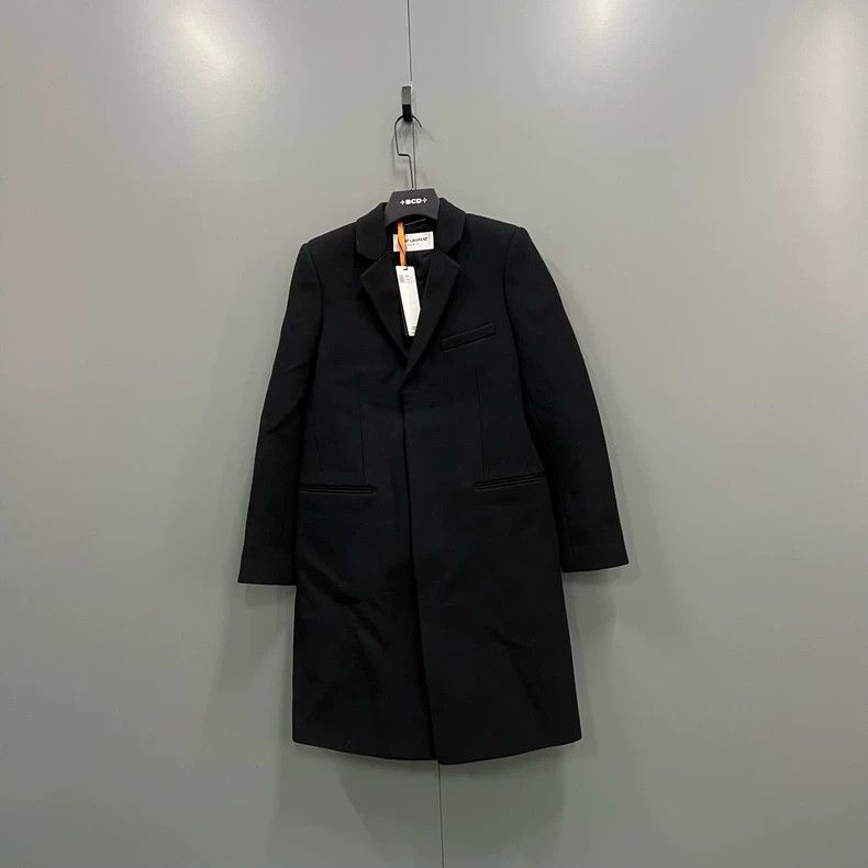 Saint Laurent Paris Black Saint Laurent Long Coat Size US M / EU 48-50 / 2 - 1 Thumbnail