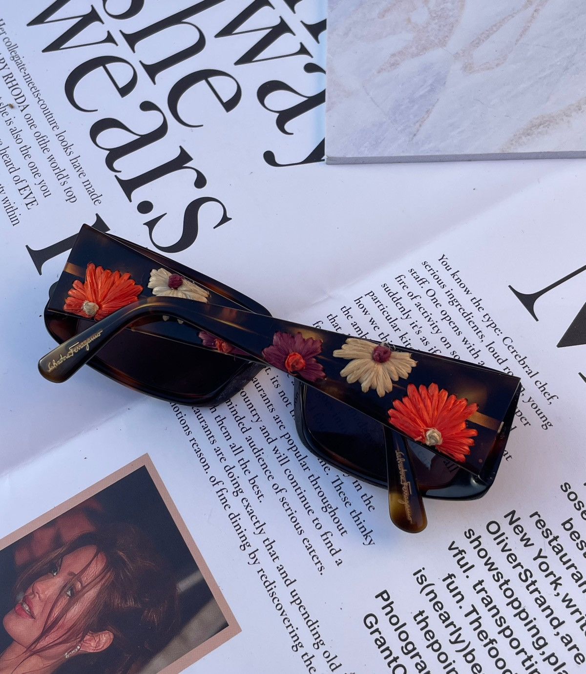 Salvatore Ferragamo Salvatore Ferragamo vintage hand made sunglasses Size ONE SIZE - 19 Thumbnail