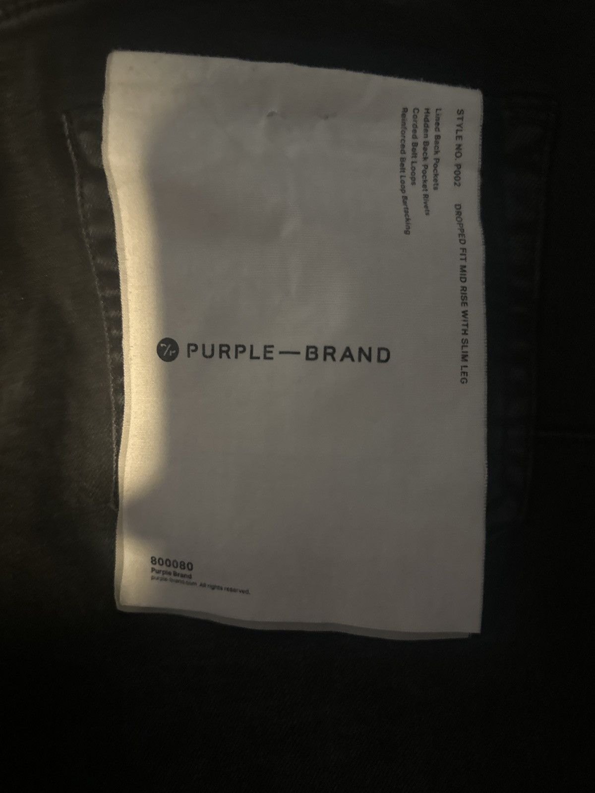 Purple Brand PURPLE BRAND P002 Over Spray Slim-Fit Jeans Size US 29 - 3 Thumbnail