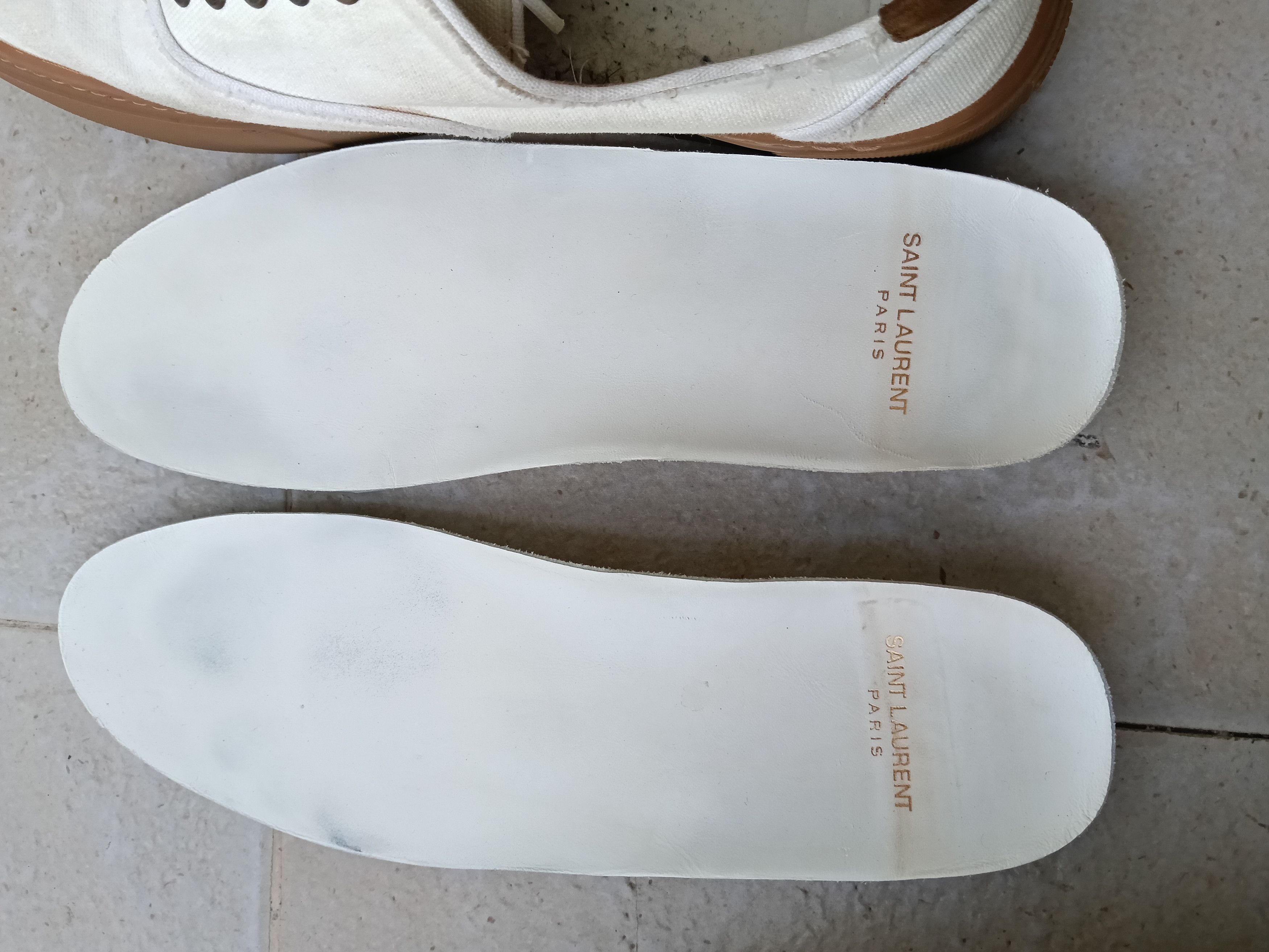 Saint Laurent Paris Saint Laurent Venice off-white canvas sneakers Size US 8 / EU 41 - 8 Thumbnail