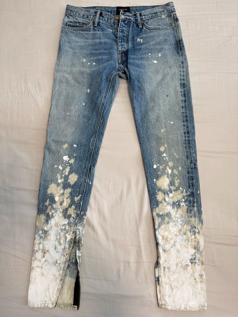 Fear of God Fear of God Main line ink splash jeans Size US 32 / EU 48 - 1 Thumbnail