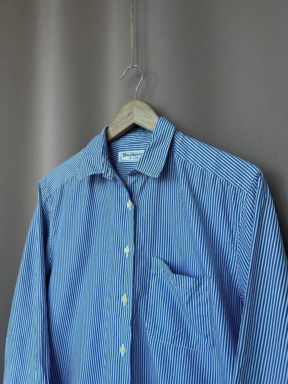 Burberry Burberrys Vintage Striped Button Shirt Mens Size 44 or M Size US M / EU 48-50 / 2 - 4 Thumbnail