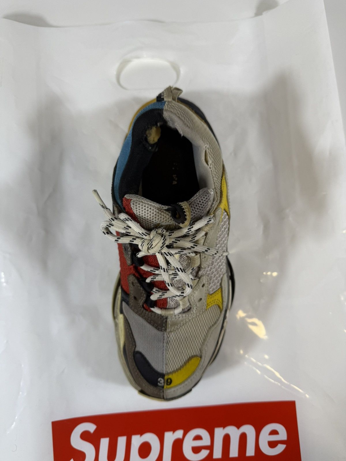 Balenciaga Balenciaga Triple S Multi Color Half & Half ‘Split’ Size US 7 / EU 40 - 13 Thumbnail