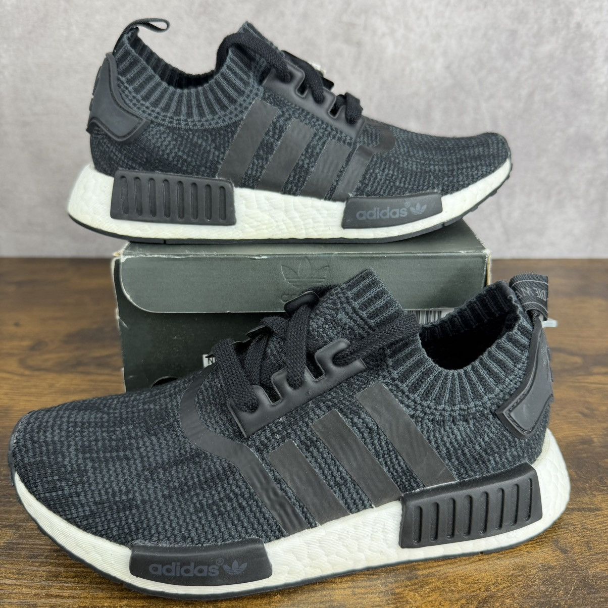 Adidas NEW Adidas NMD_R1 PK Winter Wool Core Black Size 5 6W BB0679 Size US 5 / EU 37 - 2 Thumbnail