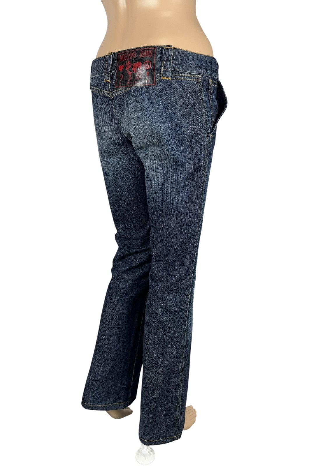 Moschino × Vintage Moschino Vintage Jeans Flared 90s size 34 Size 25" / US 0 / IT 36 - 3 Thumbnail
