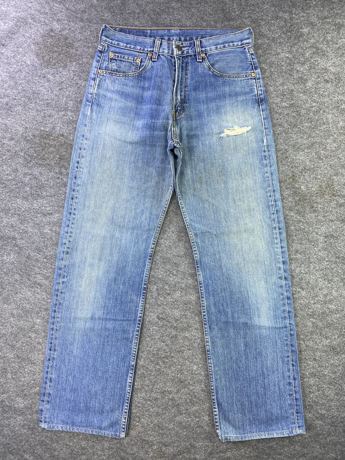 Jean × Levi's × Vintage Vintage Levis 512 Distresses Blue Wash Jeans - J872 Size US 30 / EU 46 - 1 Thumbnail