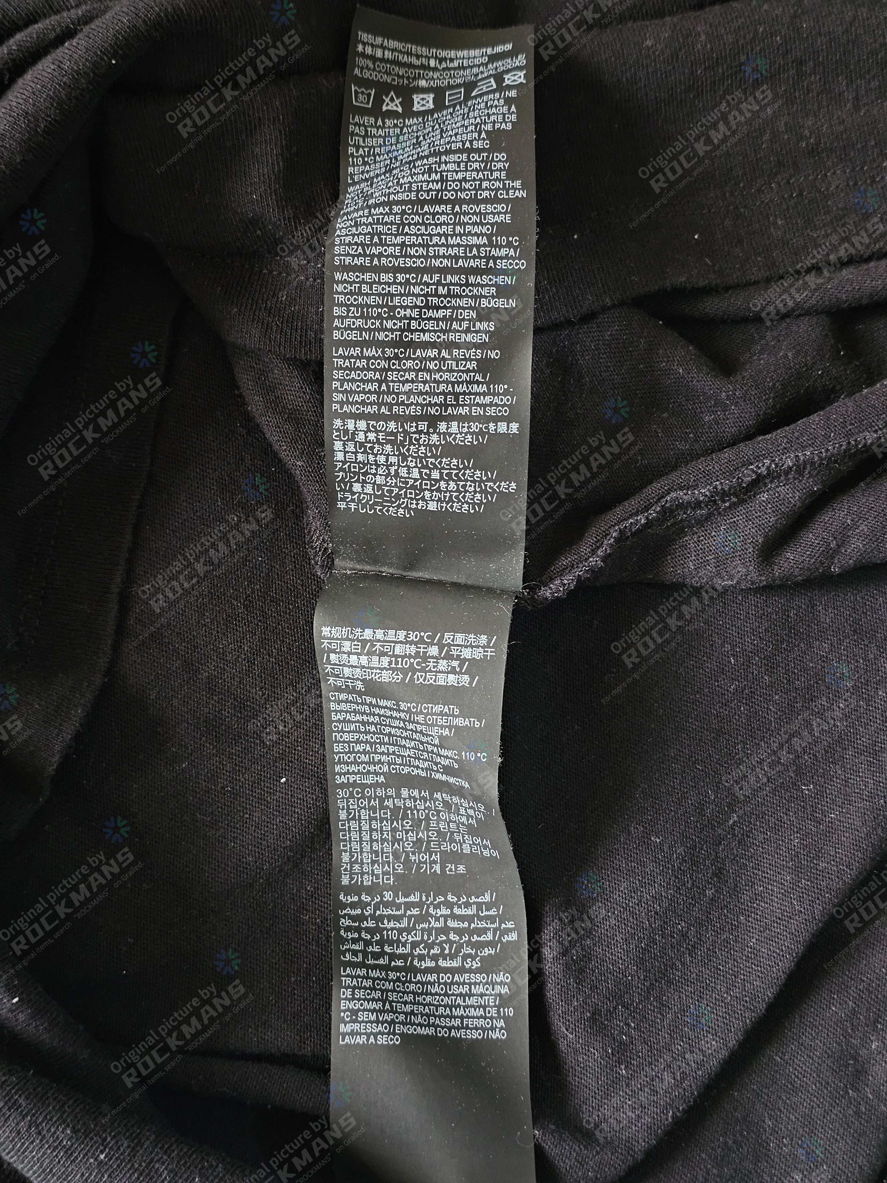Saint Laurent Paris Saint Laurent Black Optical Illusion T-Shirt Size S Like M Size US S / EU 44-46 / 1 - 5 Thumbnail