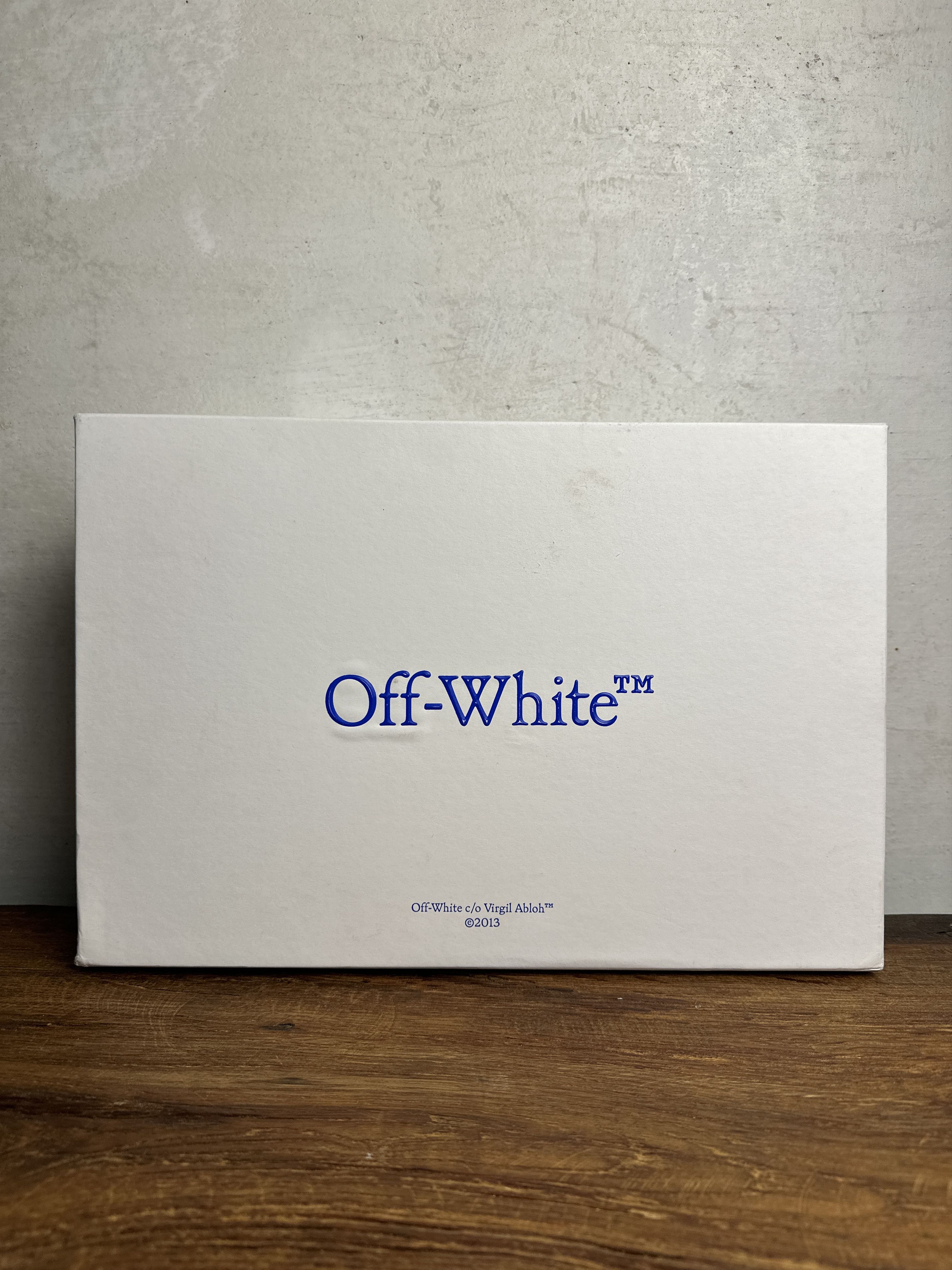 Off-White Off-White Out Of Office Sneakers White/Navy Size US 10 / EU 43 - 2 Thumbnail
