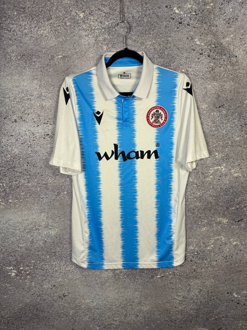 Macron Accrington Stanley 2023/24 Away Macron Soccer Jersey Size US M / EU 48-50 / 2 - 1 Thumbnail