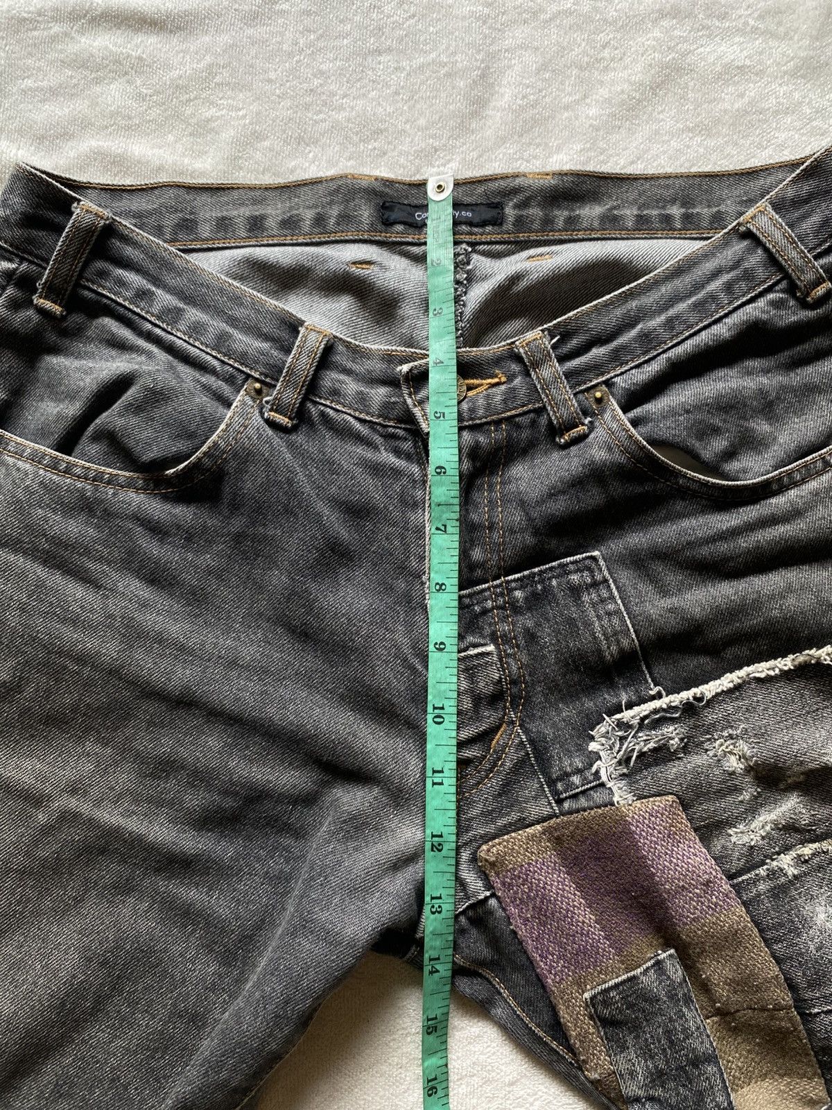 Japanese Brand Community.co Patchwork Jeans Pants Size US 32 / EU 48 - 14 Thumbnail