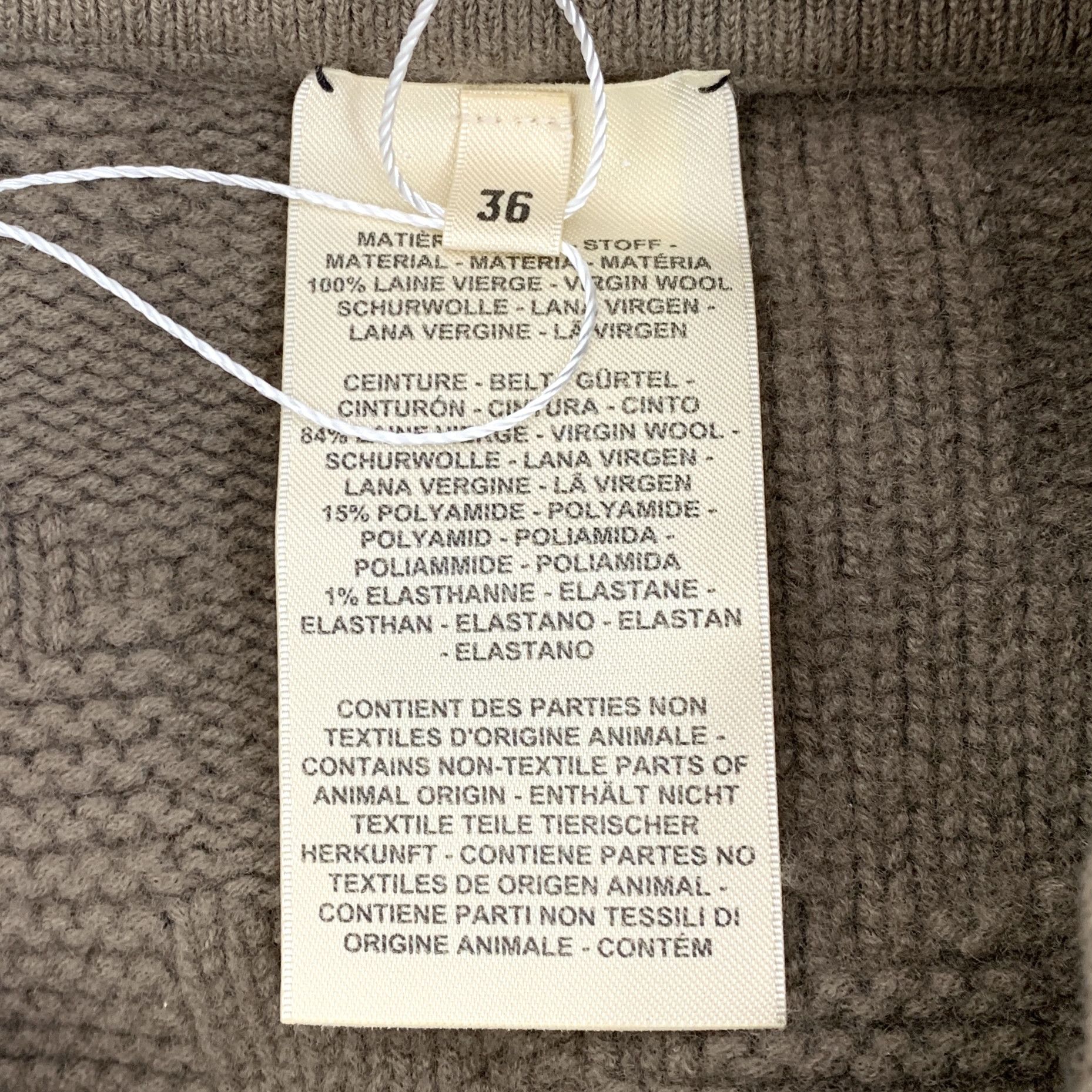 Hermes Hermes Jacquard Wool Drawstring Shorts Brown (36) Size 25" / US 0 / IT 36 - 6 Thumbnail