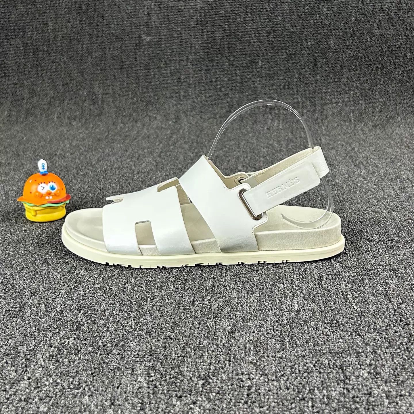 Hermes Hermes White Erji Slipper HB6772 42 Size US 9 / EU 42 - 3 Thumbnail