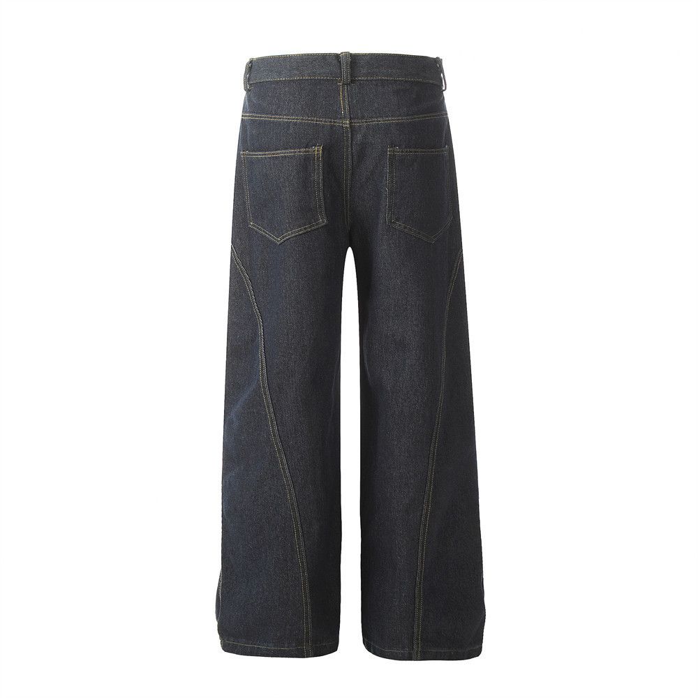 Japanese Brand × Jean American high street loose wide-leg versatile jeans Size US 32 / EU 48 - 3 Thumbnail
