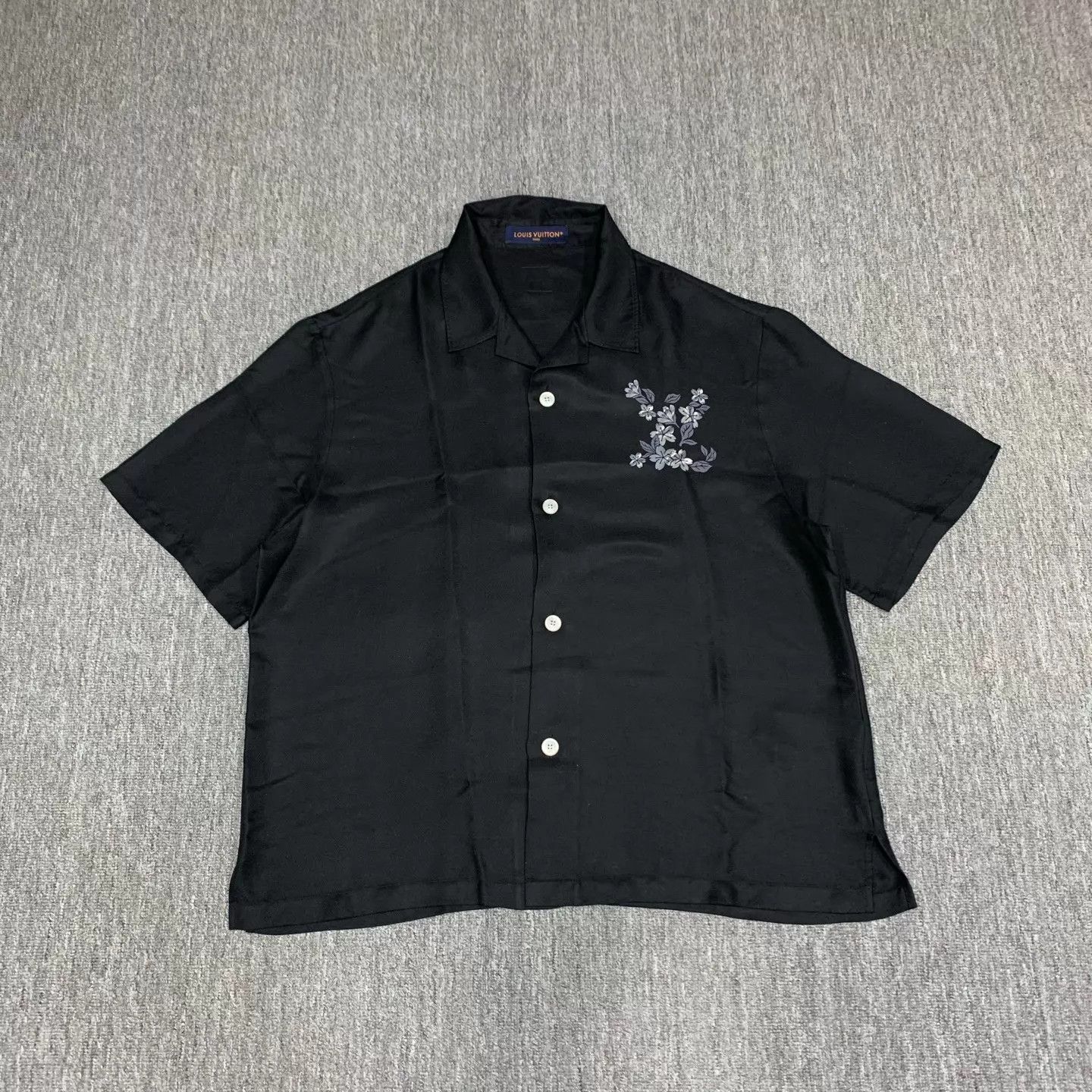 Louis Vuitton LV Floral Satin Short Sleeve Shirt XXL 98 New Size US XXL / EU 58 / 5 - 1 Thumbnail