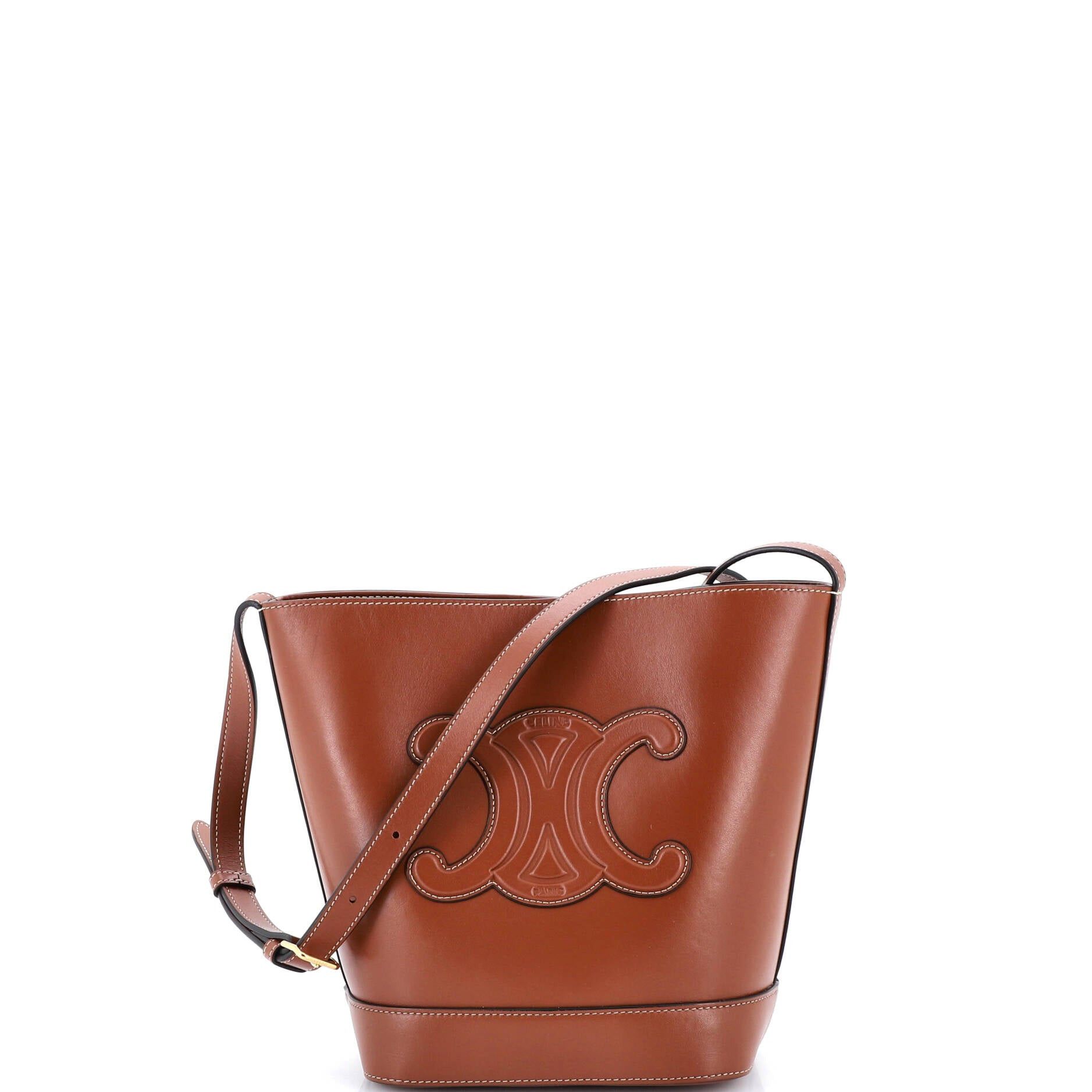 Celine Cuir Triomphe Bucket Bag Size ONE SIZE - 1 Thumbnail