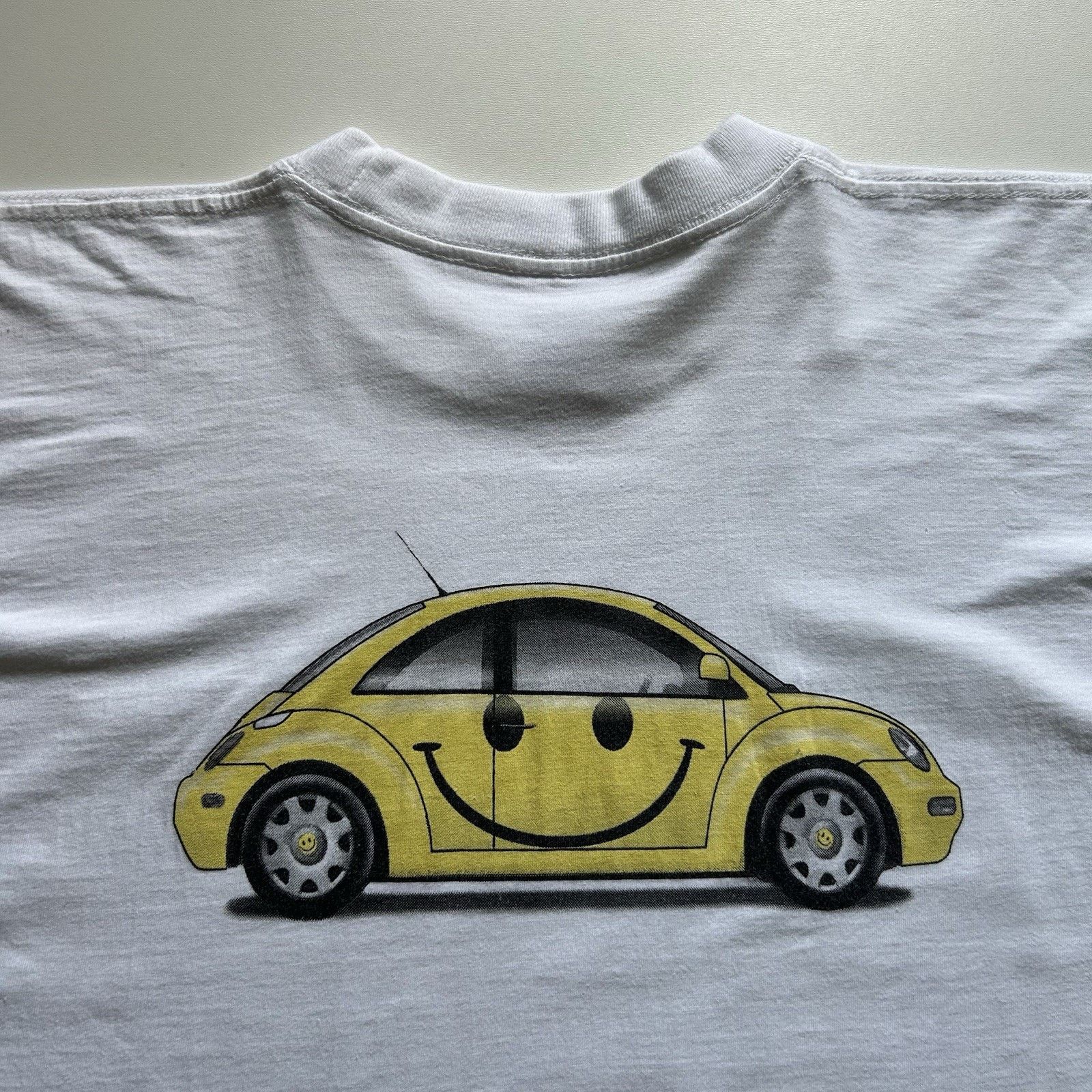 Vintage Vintage 90s Volkswagen VW Beatle Shirt Medium Happy Bug Art Size US M / EU 48-50 / 2 - 2 Thumbnail