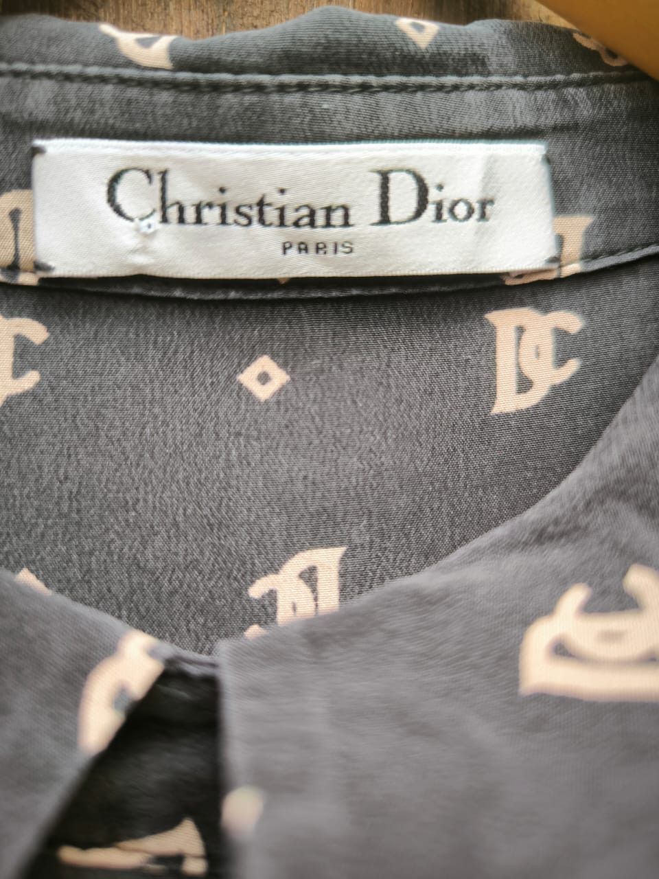 Christian Dior Monsieur × Vintage Monogram Maxi Dress Silk Christian Dior Size M / US 6-8 / IT 42-44 - 7 Thumbnail