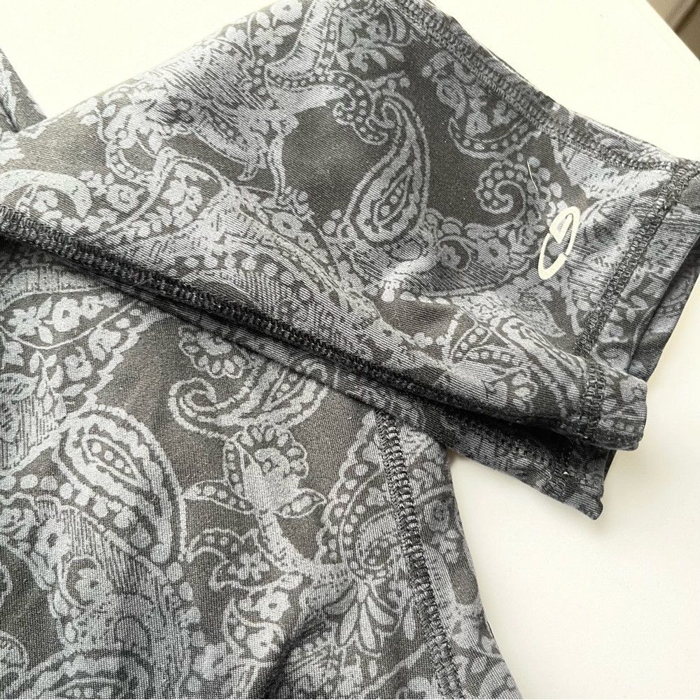 Athleta Athletic Workout Running Tight Leggings Paisley Grey Large Size 30" / US 8 / IT 44 - 5 Thumbnail