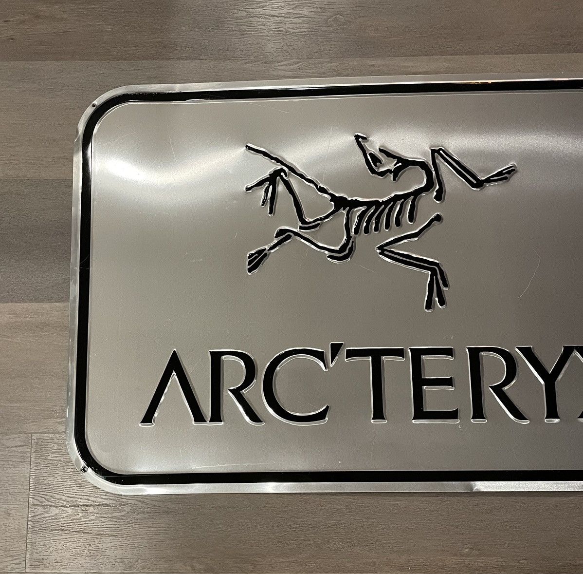 Arc'teryx × Vintage Crazy Vintage Arc’teryx Aluminum Store Display Sign Y2K Era Size ONE SIZE - 11 Thumbnail