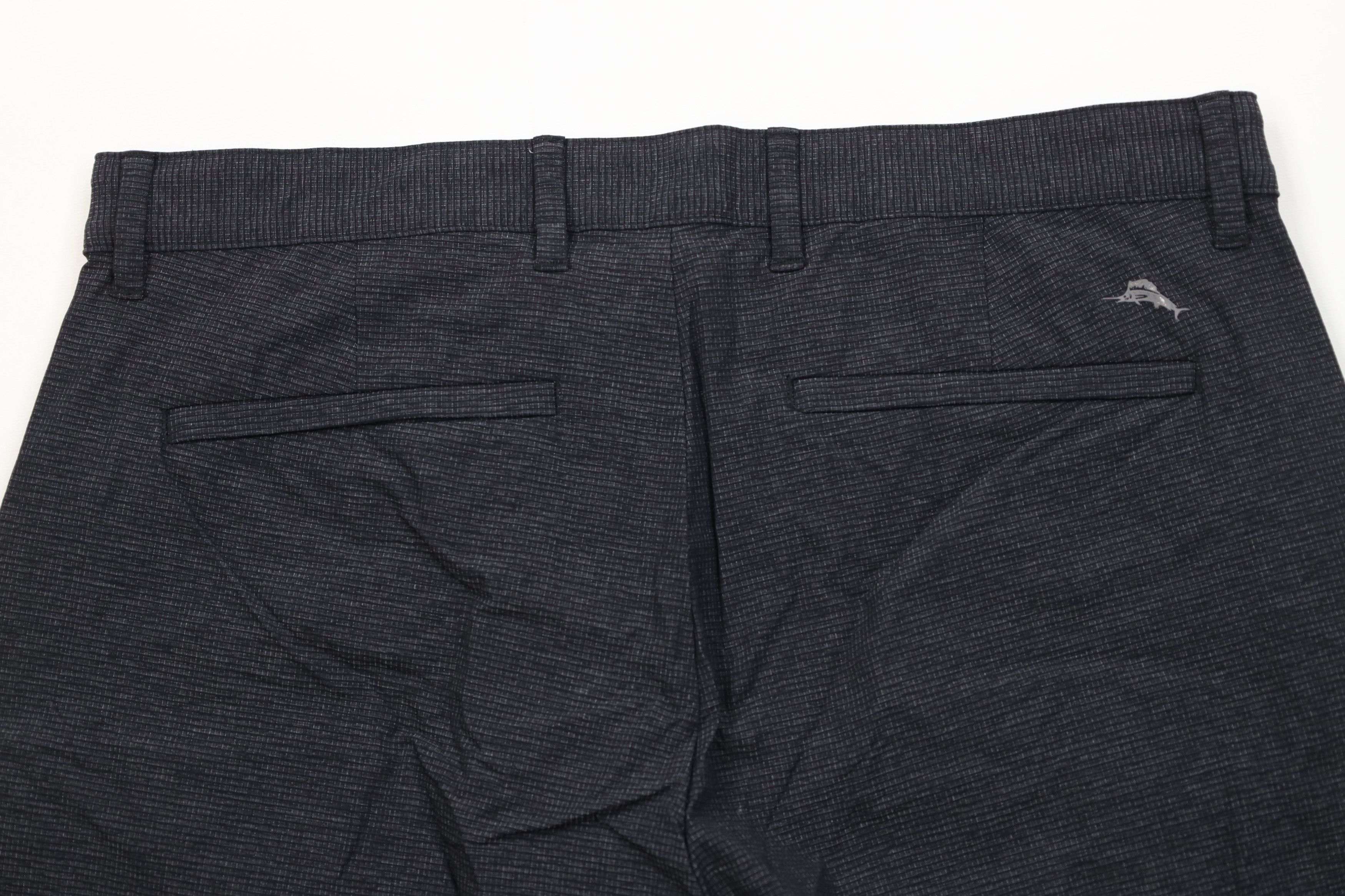 Tommy Bahama Tommy Bahama Golfing Golf Chino Shorts Charcoal Gray Plaid Size US 34 / EU 50 - 9 Thumbnail
