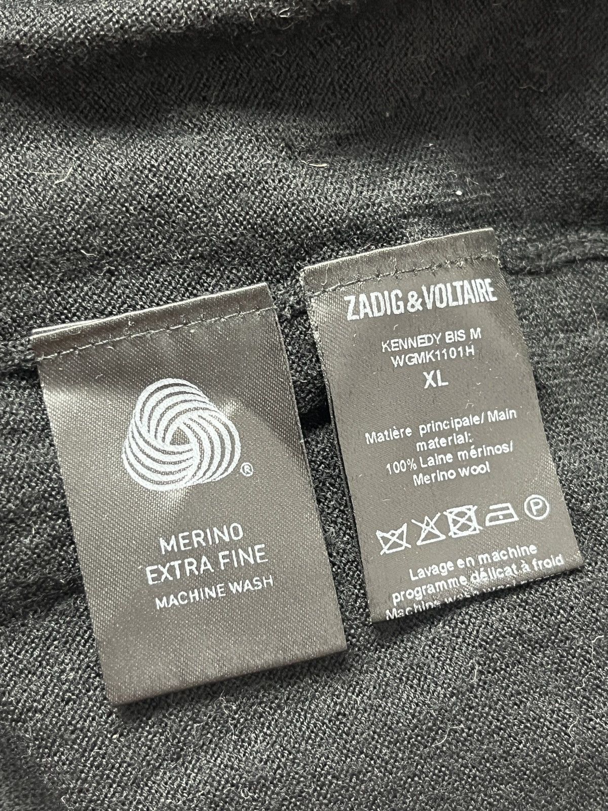 Zadig & Voltaire Zadig & Voltaire Merino Extra Fine Wool Sweater Lightnings Size US XL / EU 56 / 4 - 6 Thumbnail