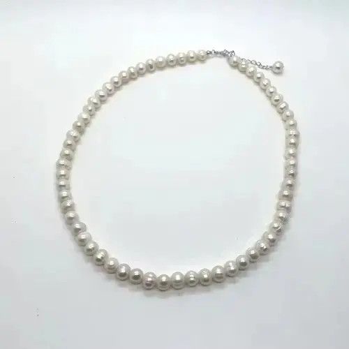 Japanese Brand Natural freshwater Pearl necklace choker + bracelet Size ONE SIZE - 3 Thumbnail