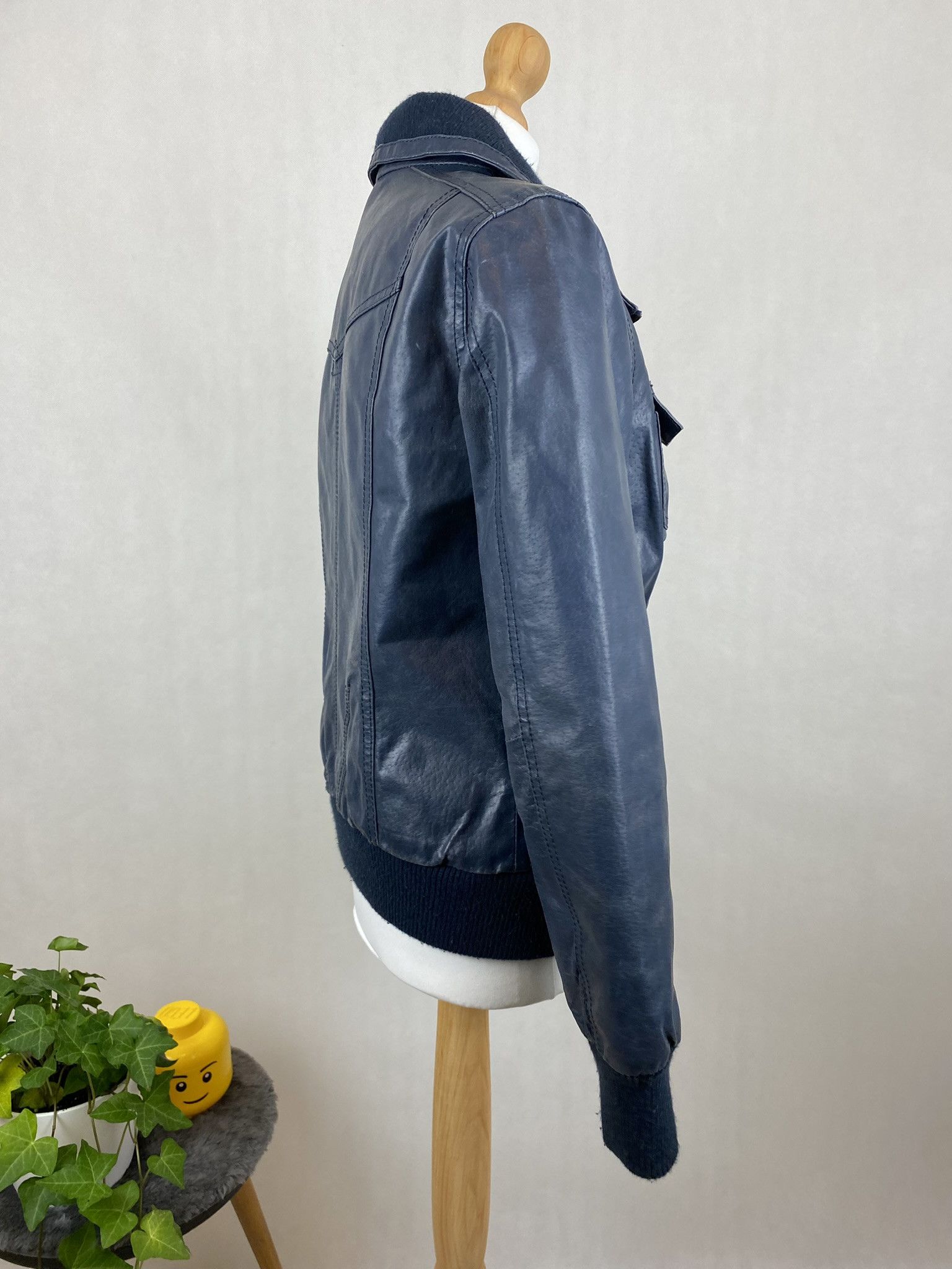Genuine Leather × Vintage real leather jacket snake skin vintage vera pelle Size L / US 10 / IT 46 - 10 Thumbnail
