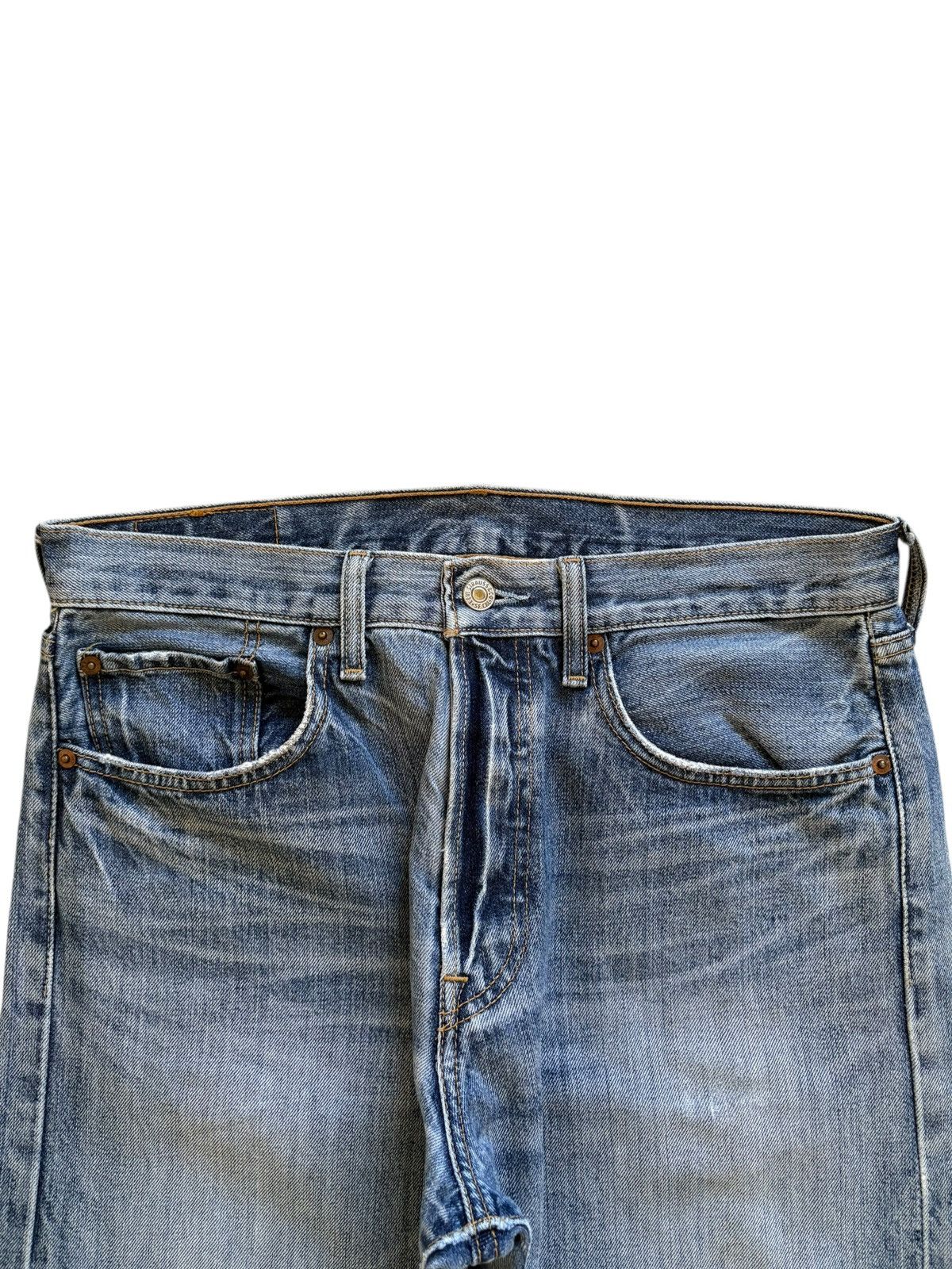 Levi's Vintage 90s Levis 501 Faded Wash Distressed Loose Jeans Size US 32 / EU 48 - 4 Thumbnail