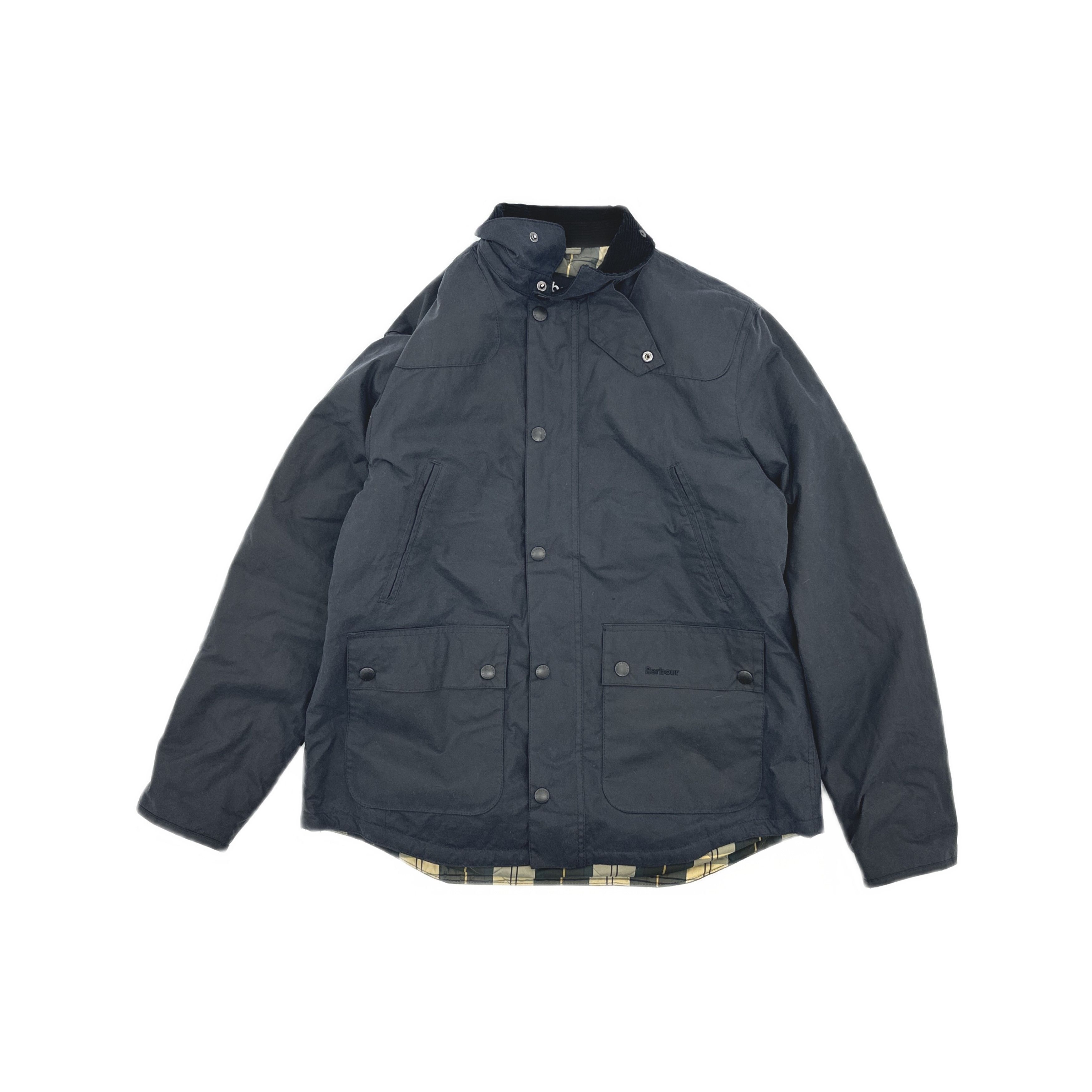 Barbour × White Mountaineering Waxed Blue Barbour x White