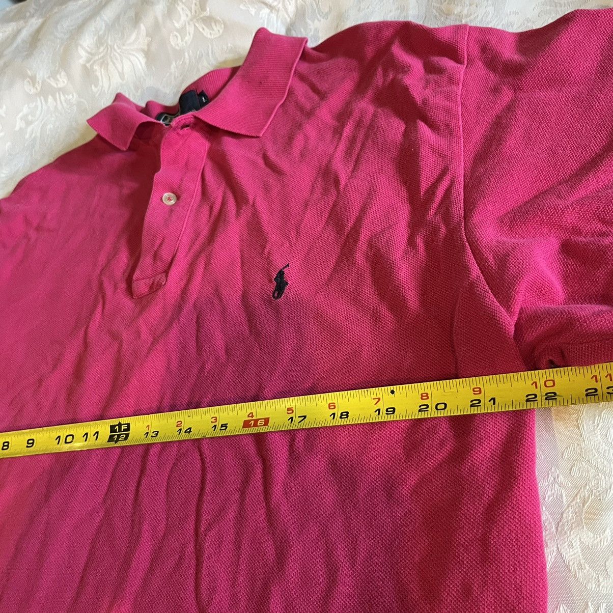Polo Ralph Lauren Polo Ralph Lauren Custom Slim Fit Solid Mesh Hot Pink Size US L / EU 52-54 / 3 - 6 Thumbnail