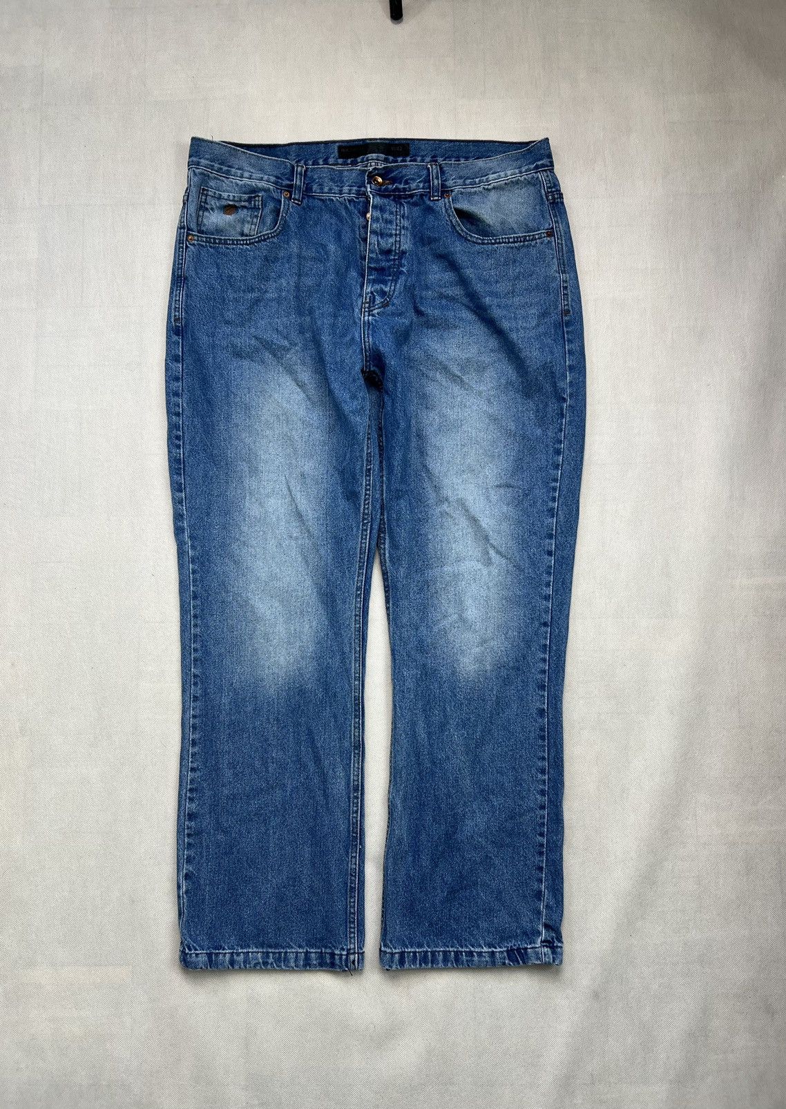 Rocawear × Vintage Baggy Pants Rocawear Hip Hop Rap Jeans Denim Big Logo Size US 42 / EU 58 - 2 Thumbnail