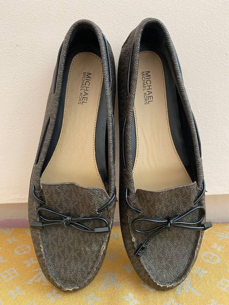 Michael Kors × Vintage 💎 Michael Kors Womens Sutton MOC Brown Moccasins Size US 7 / IT 37 - 8 Thumbnail