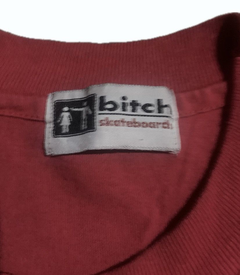 Santa Cruz Skateboards Vintage 90s Bitch Skateboards Shirt Size US L / EU 52-54 / 3 - 3 Thumbnail