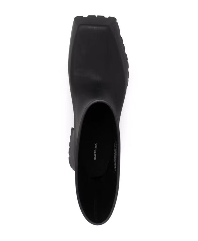 Balenciaga o1la1rc1a0824 Trooper Rubber Boot in Black Size US 12 / EU 45 - 3 Thumbnail