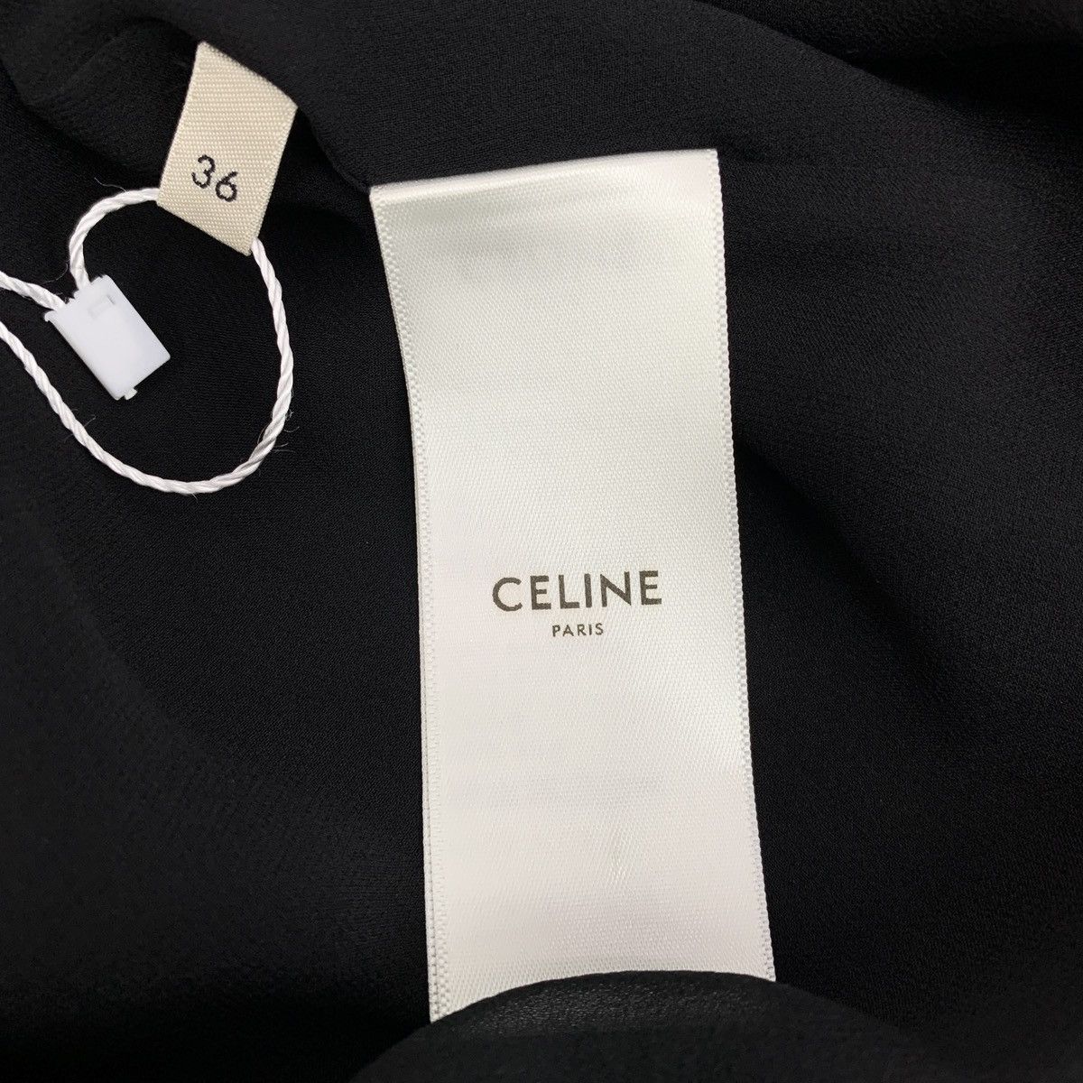 Celine Celine 22 Black Mulberry Silk Dress Size XS / US 0-2 / IT 36-38 - 6 Thumbnail