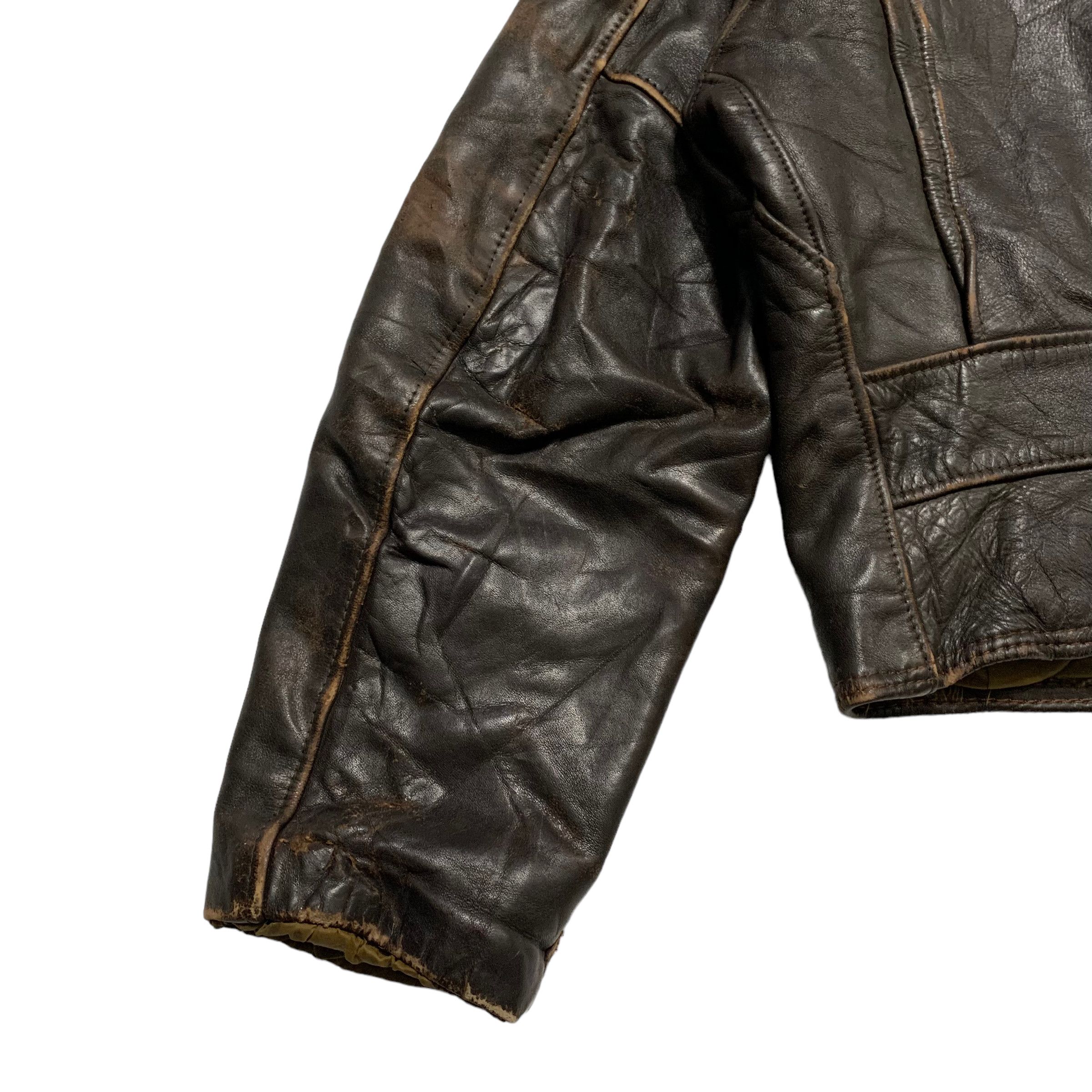 Schott Vintage Schott Leather Jacket Size US M / EU 48-50 / 2 - 10 Thumbnail