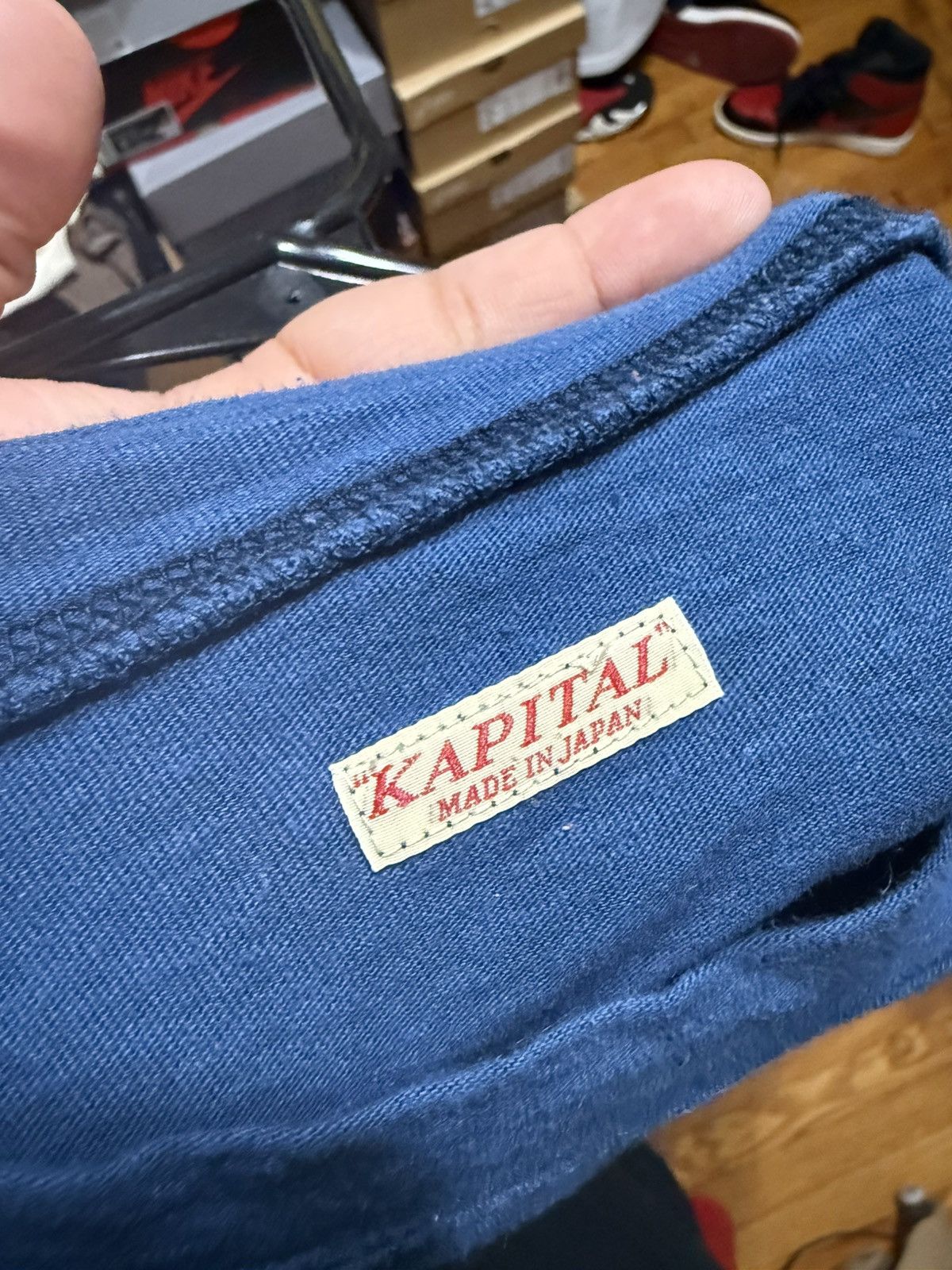 Kapital Kapital Denim Repair Huge Shirt Size XL Size US XL / EU 56 / 4 - 5 Thumbnail